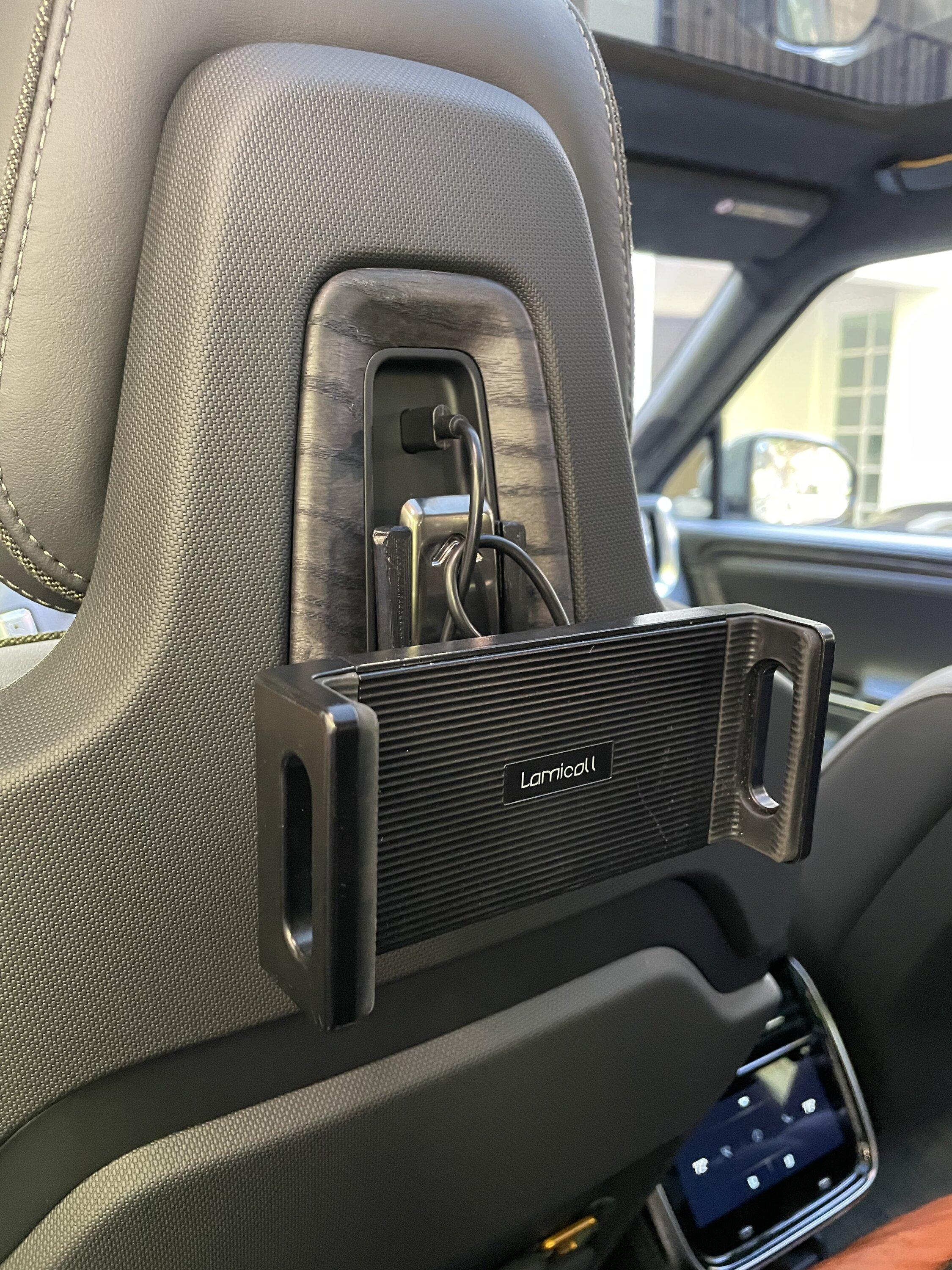 Rivian R1T R1S In Development - Seat Back Tablet Holder CB7D3224-8C61-464B-AA17-CA74D2BFCF24