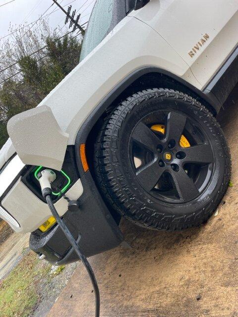 Rivian R1T R1S Random 20 Inch rims (cheap) for snow tires rainy chargin