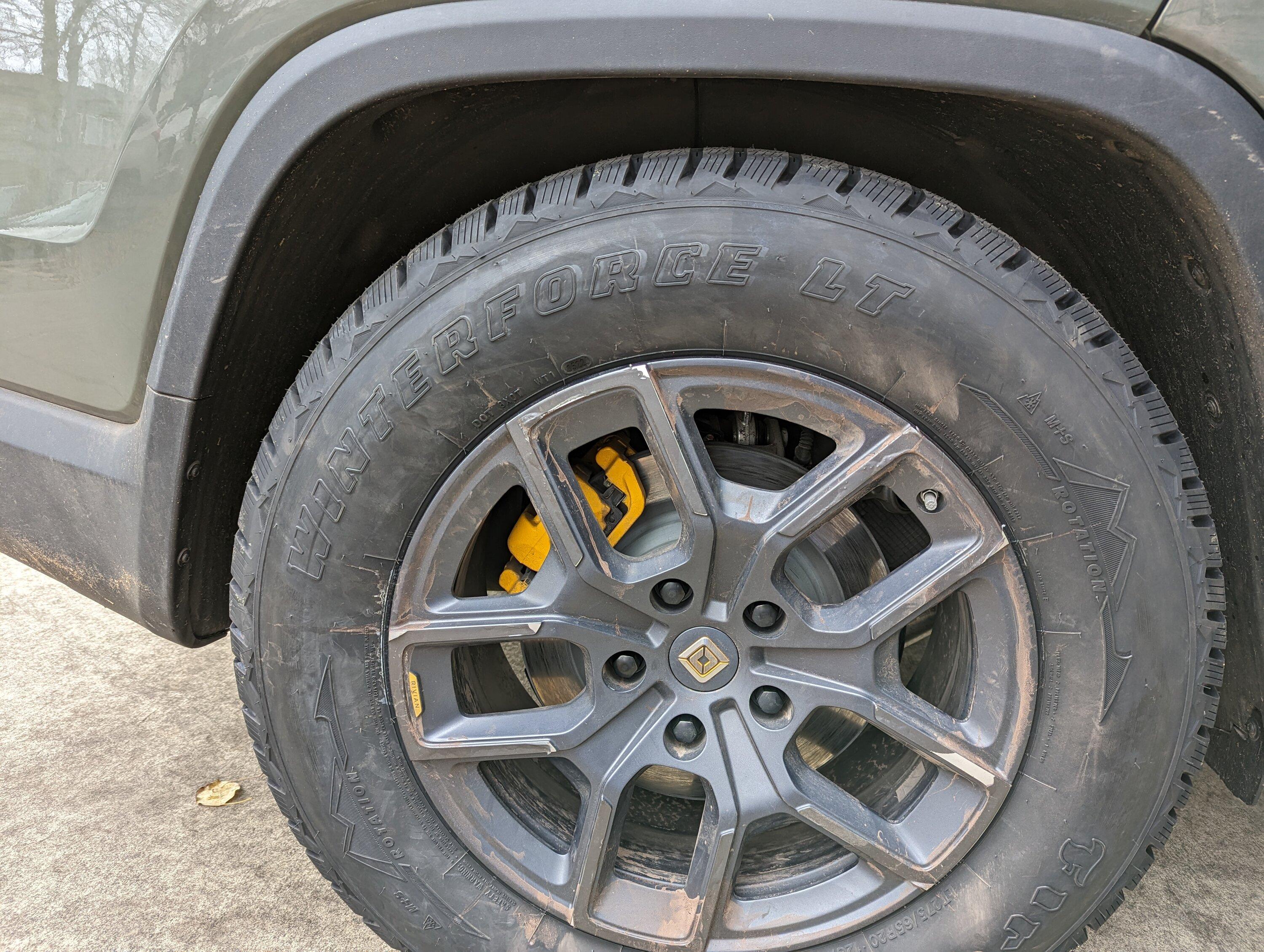 Rivian R1T R1S Review: Nokian Hakkapelitta LT3 Winter Tires (Non-Studded) on Rivian R1T Winterforce2