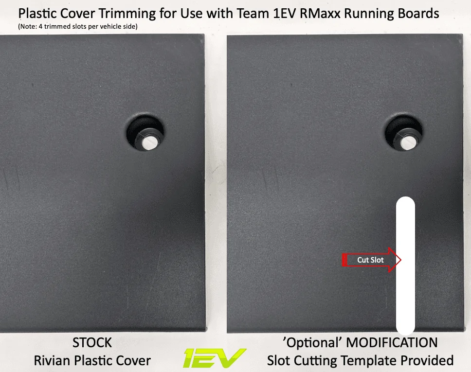 Rivian R1T R1S Introducing RMaxx Running Boards & Rock Sliders for Rivian R1T / R1S from Team 1EV Rivian_Plastic_Trim