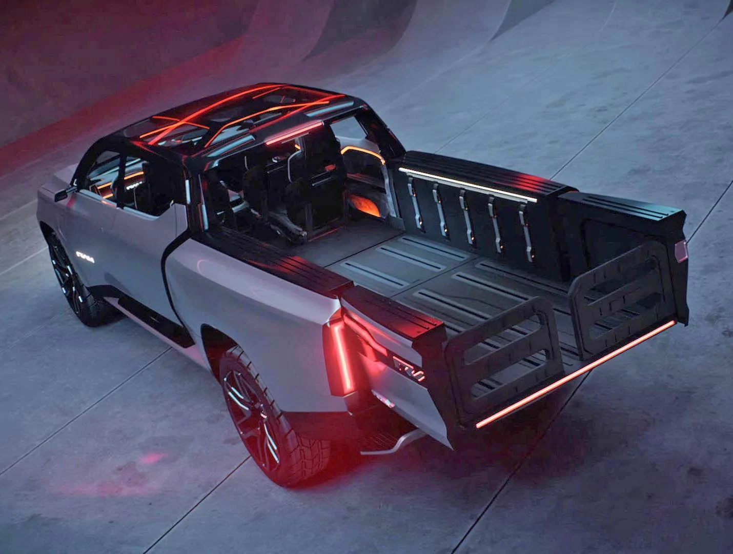Rivian R1T R1S 2024 Ram 1500 Revolution EV Pickup Truck Concept Officially Revealed ⚡️? CN023_039RM