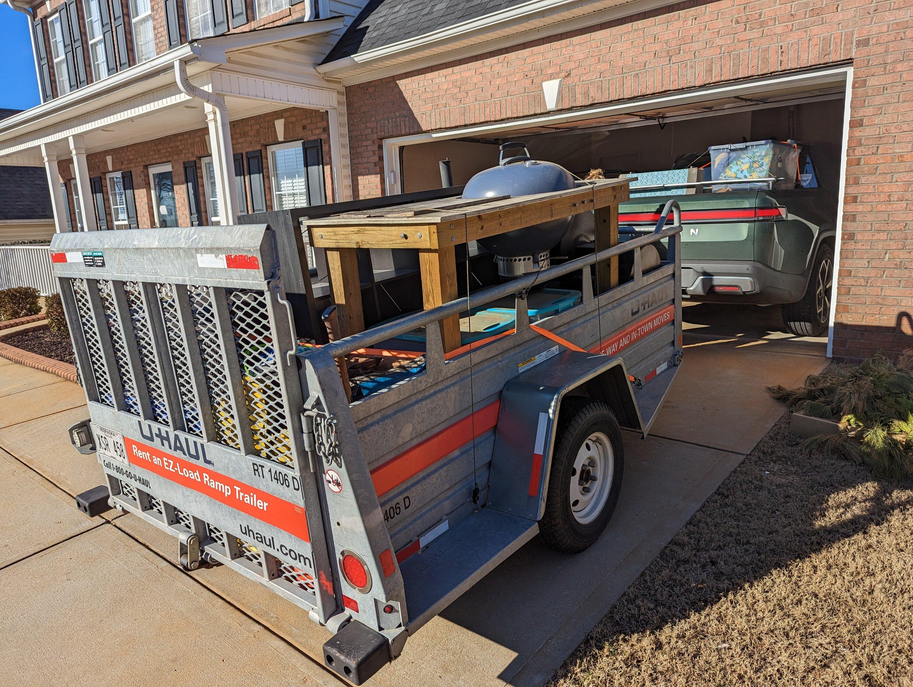 Rivian R1T R1S 400 Mile Round Trip (GSP to CHS to GSP) with Trailer Towed by R1T PXL_20230106_200919225