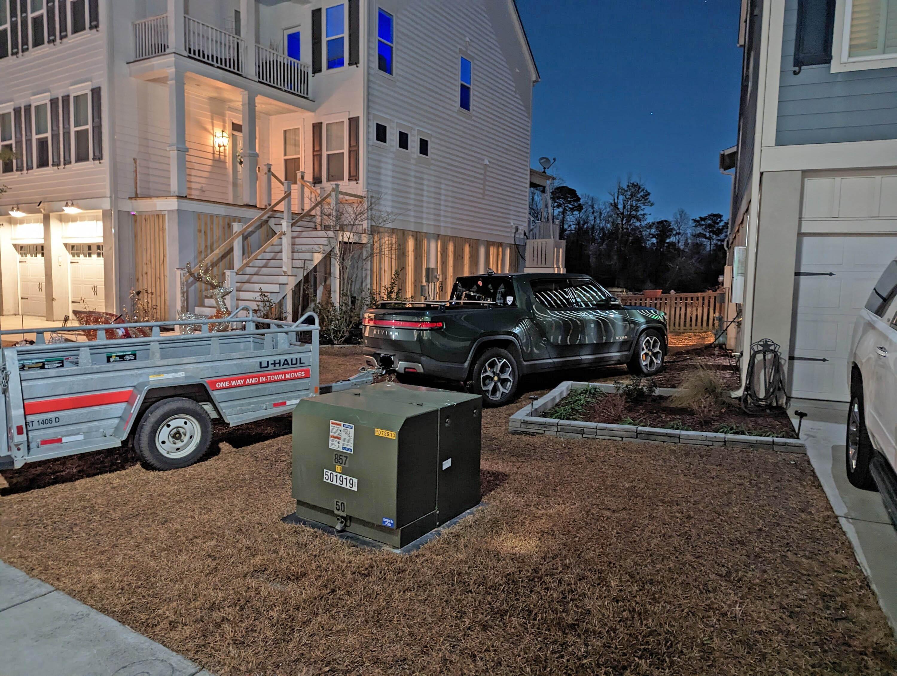 Rivian R1T R1S 400 Mile Round Trip (GSP to CHS to GSP) with Trailer Towed by R1T PXL_20230106_043741372_2
