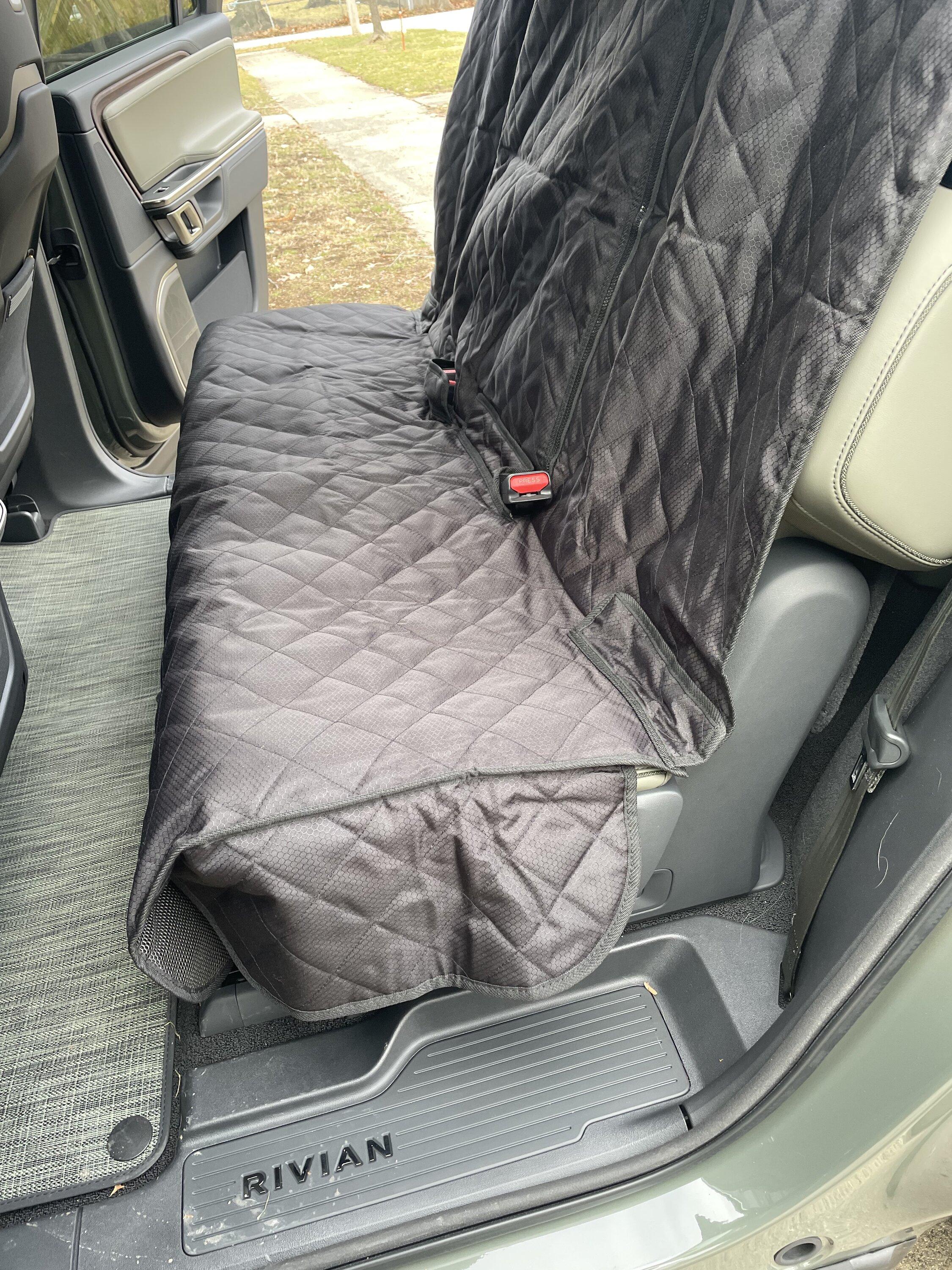 Rivian R1T R1S My (non-hammock) dog back seat plan 96C74CD8-6B31-40C8-B0D7-5E7643BDFF40