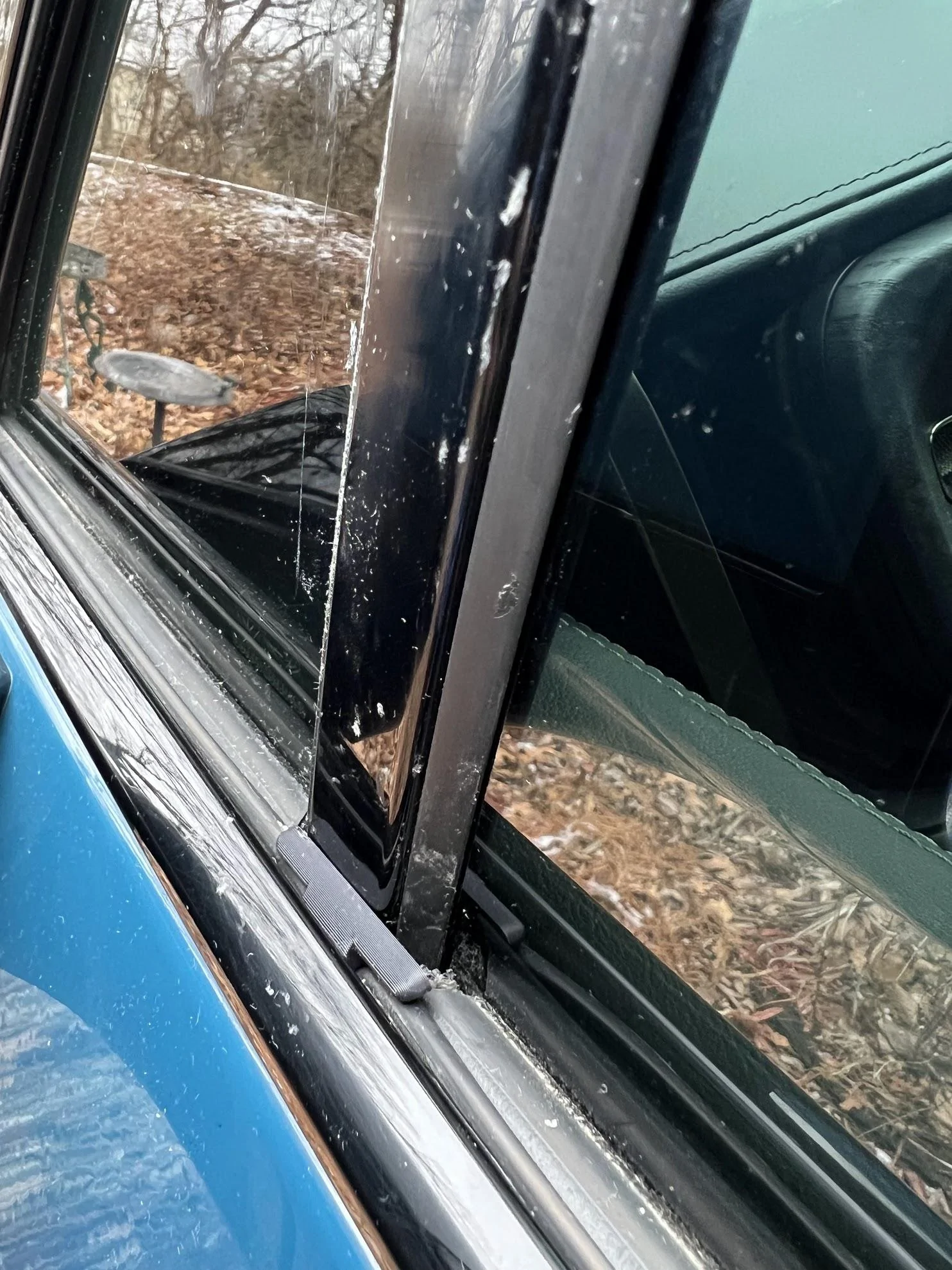 Rivian R1T R1S I designed some 3D printed window shims to fix my Driver's side wind noise IMG_7308