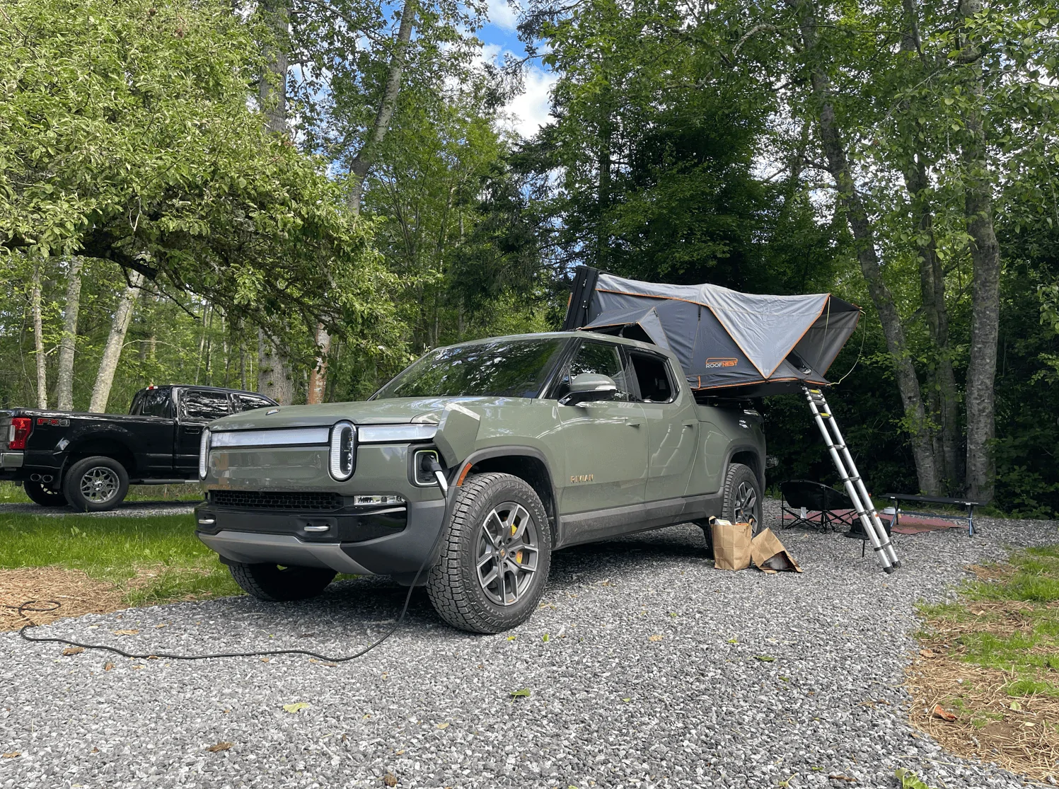 Rivian R1T R1S Calling all R1T roof tent owners 1673282955569
