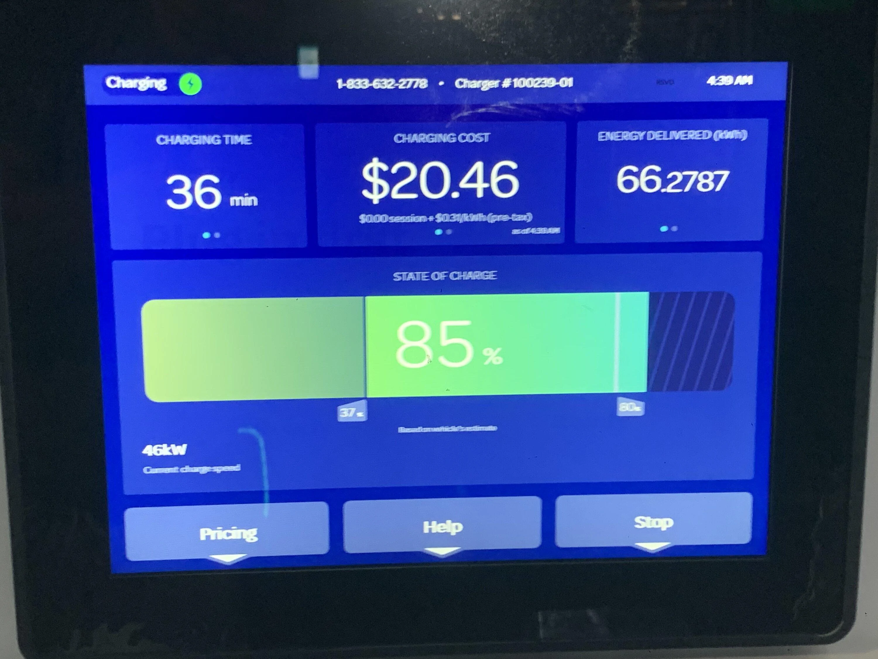 Rivian R1T R1S Electrify America pricing (per minute vs. per kW) 0DA0E882-D6F3-4150-B76B-F0E274873266