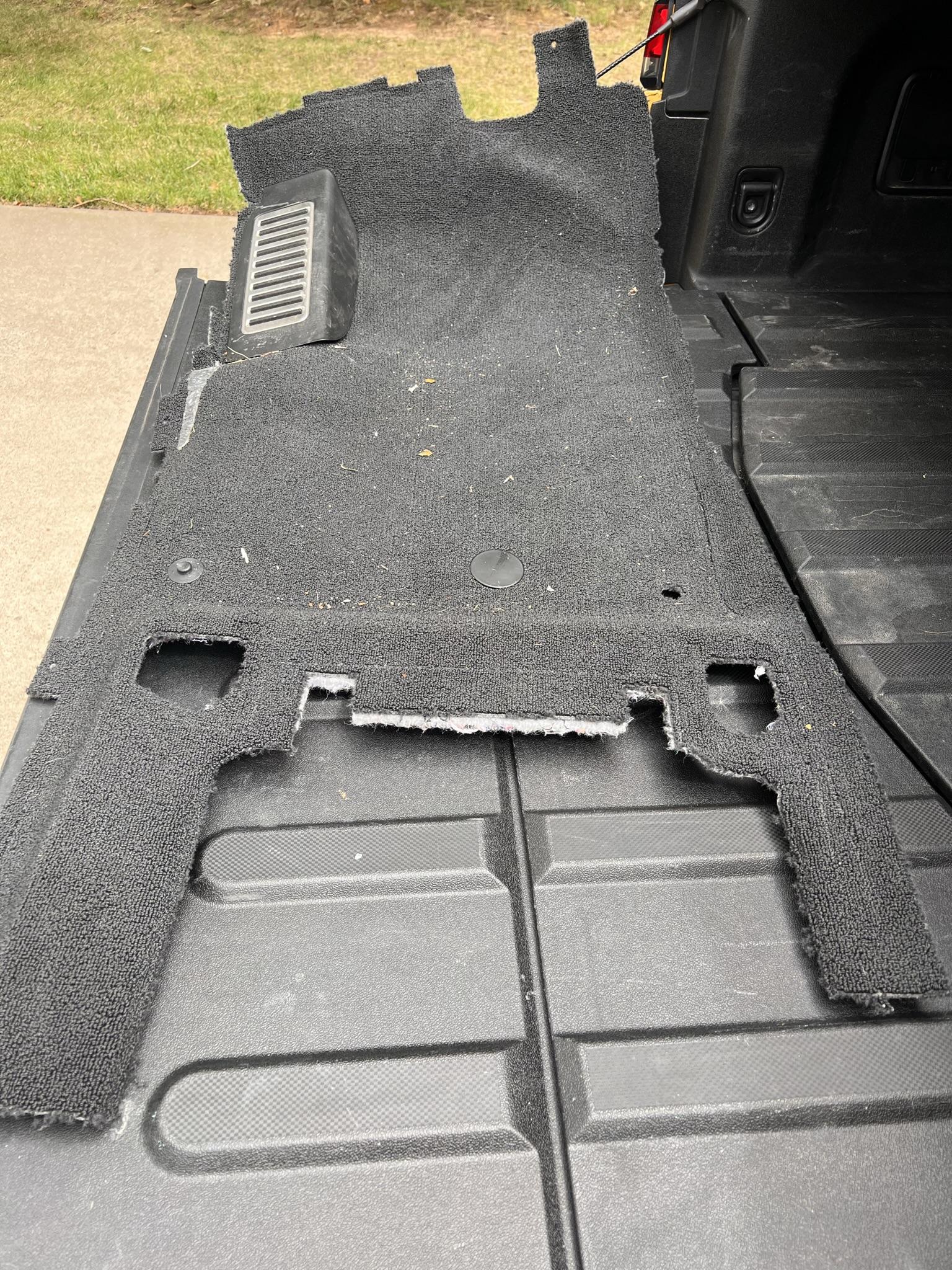 Rivian R1T R1S Broken floor mat retainer 2E915C33-BDFC-4D97-9E36-E69699845D54