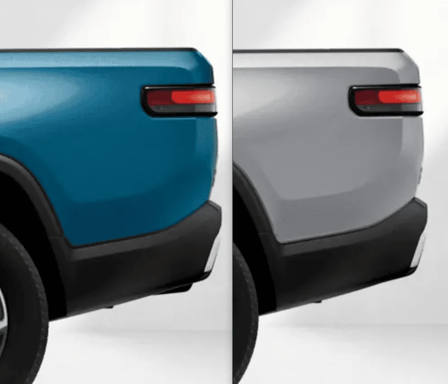 Rivian R1T R1S Receiver Hitch only on Adventure Package? R1T Side hitch cover