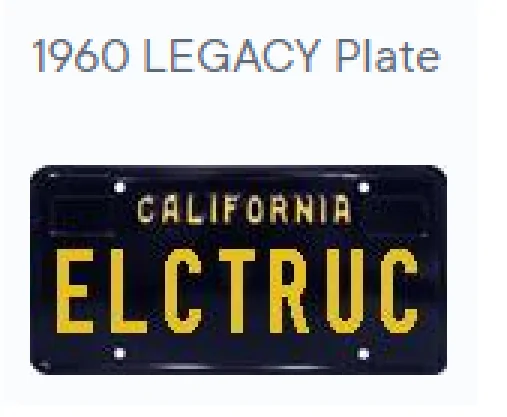 Rivian R1T R1S Personal / Vanity Plates, Anyone? ELCTRUC
