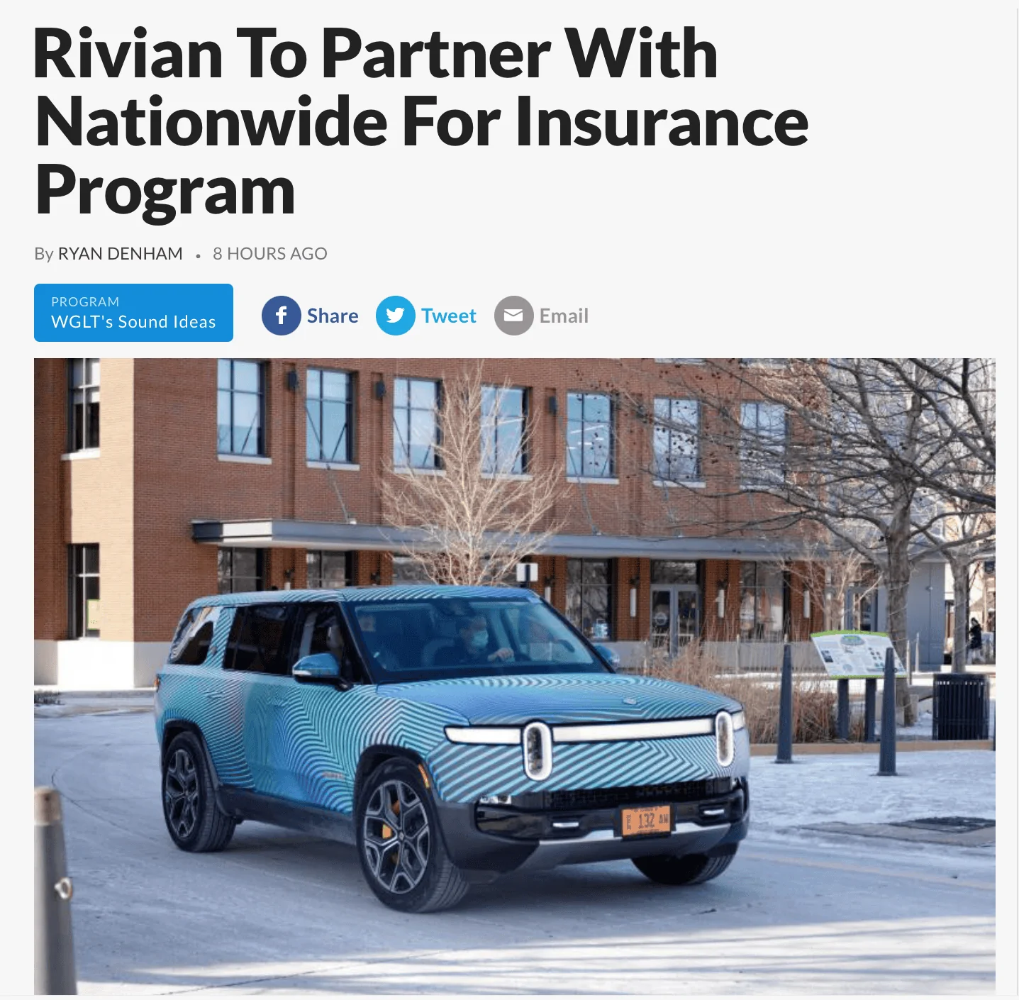 Rivian R1T R1S Official Rivian Insurance Info Announced! 1619668815042