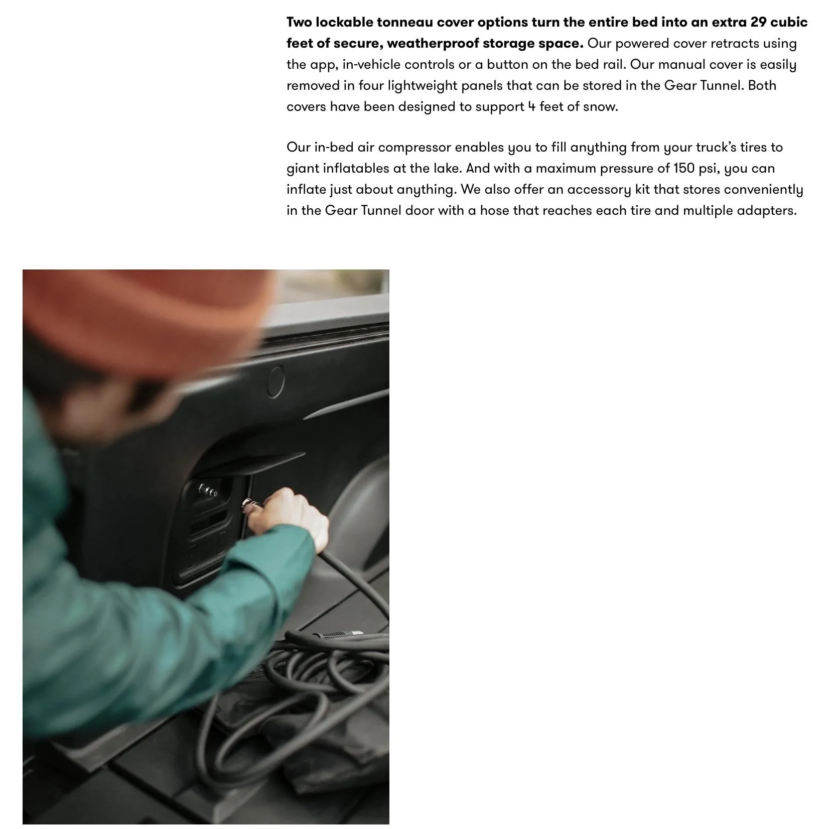 Rivian R1T R1S Sizing up the R1T - Exterior dimensions, specs, details and updates! Screen Shot 2021-05-07 at 11.05.34 AM