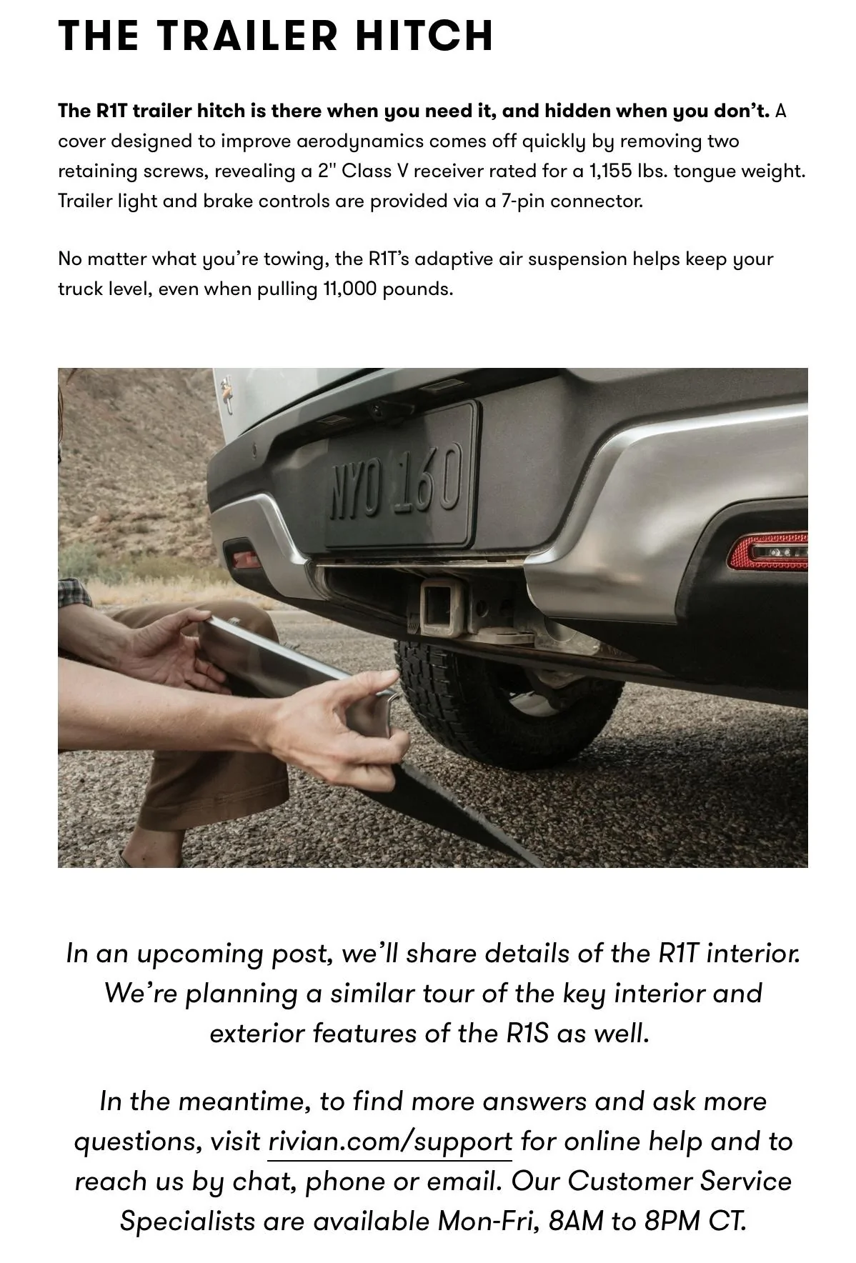 Rivian R1T R1S Sizing up the R1T - Exterior dimensions, specs, details and updates! Screen Shot 2021-05-07 at 11.06.32 AM