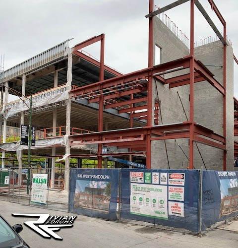 Rivian R1T R1S Chicago Rivian Sales Location Under Construction Chicago Rivian sales location 2