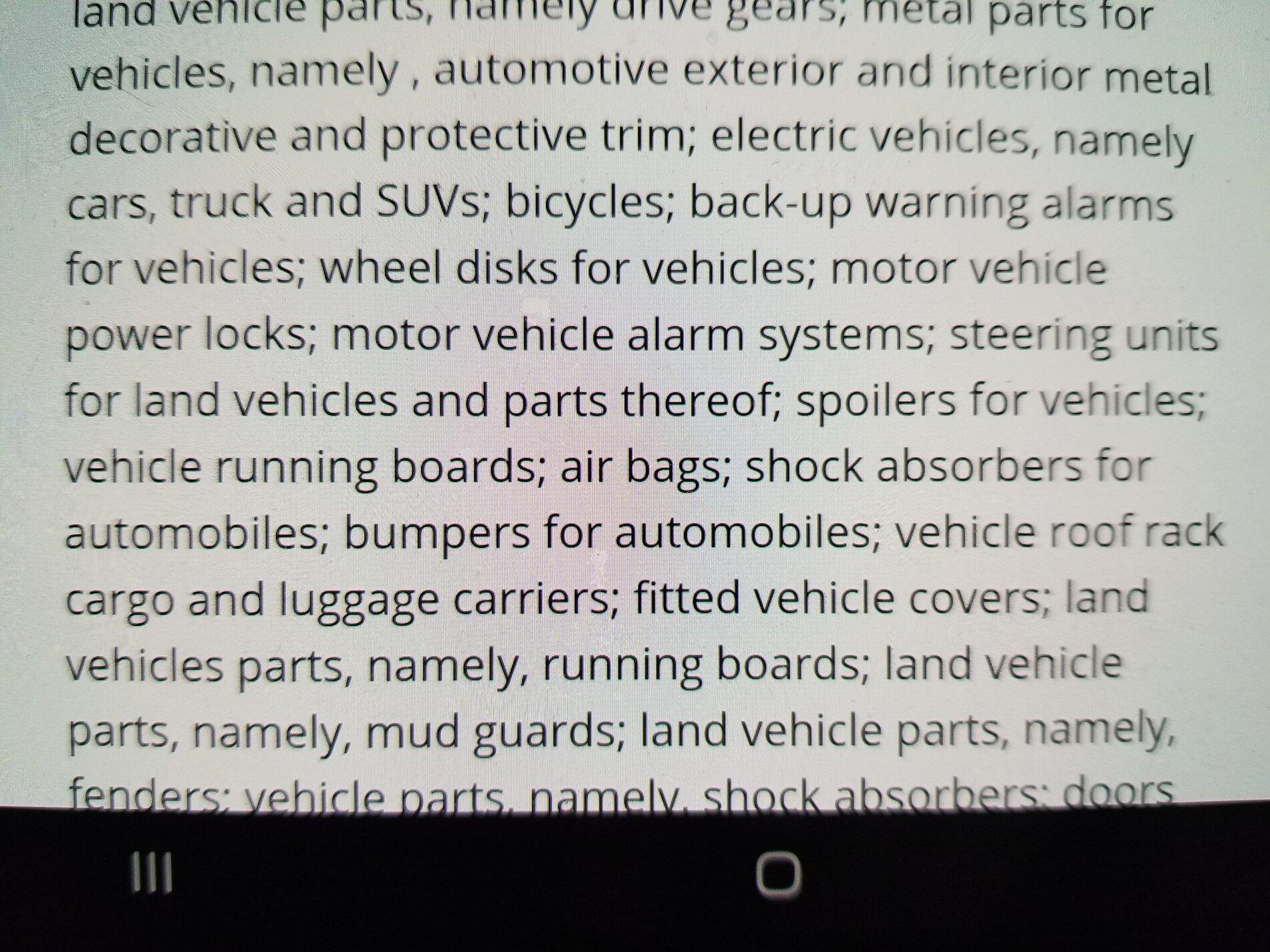Rivian R1T R1S Cool Rivian Patent/TradeMark Info 20210517_100133