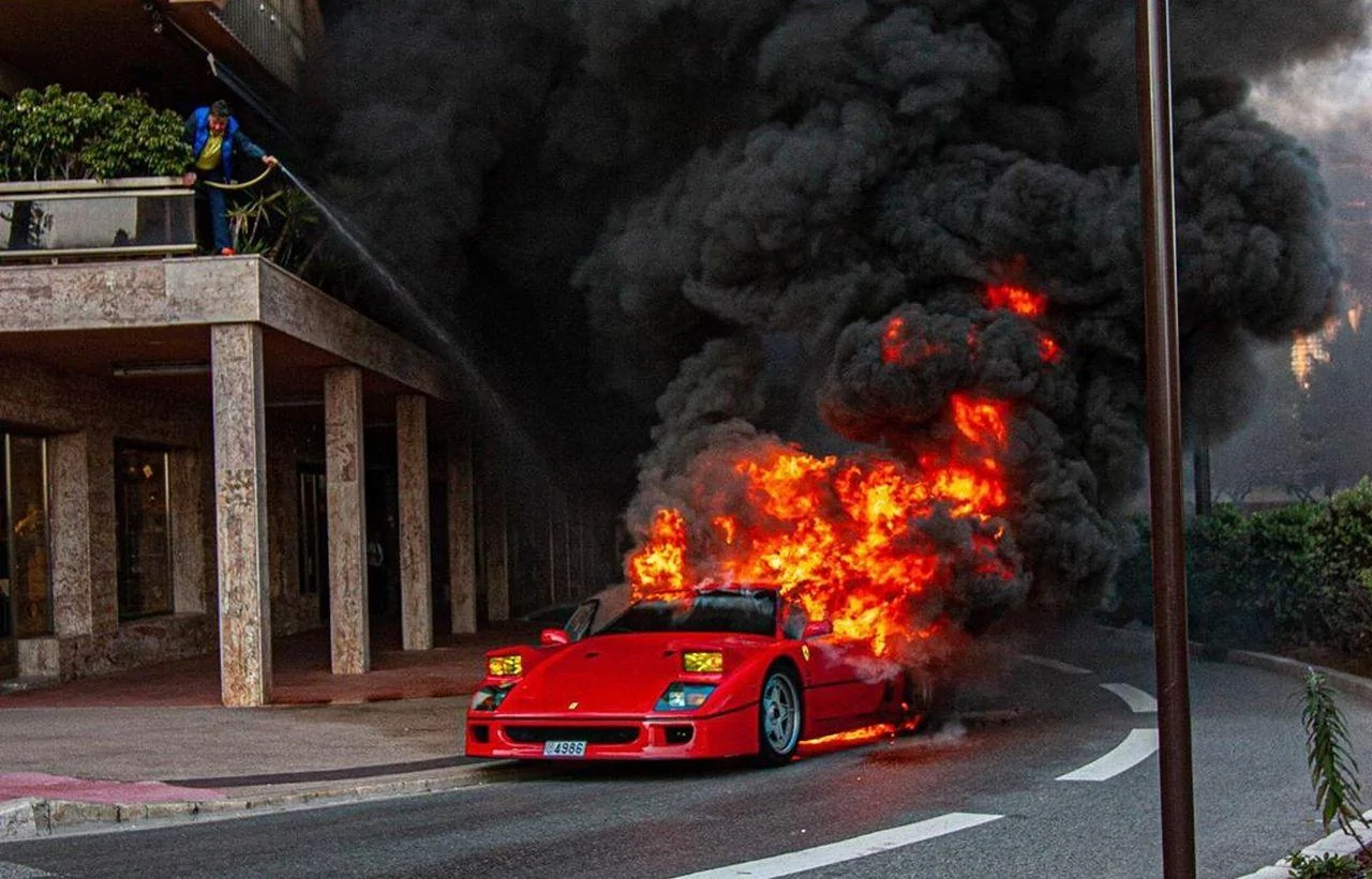 Rivian R1T R1S "Lordstown Motors Week" Ferrari-F40-Fire-Monaco-1