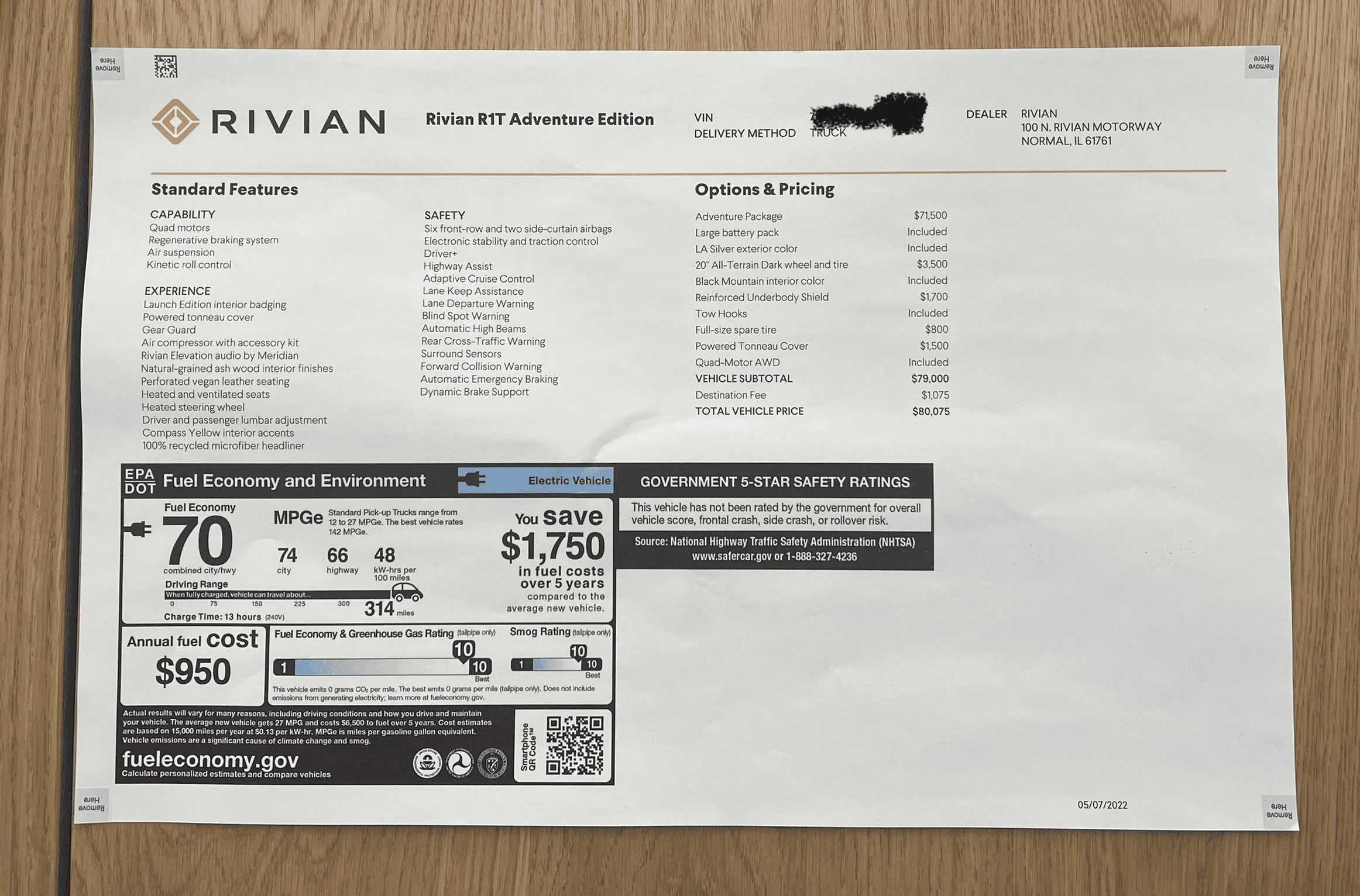 Rivian R1T R1S 2022 vs 2023 Tax credit…Again 1673469359618
