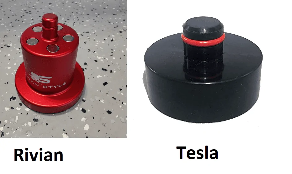 Rivian R1T R1S Jack pucks vs removing panels 1673538755530
