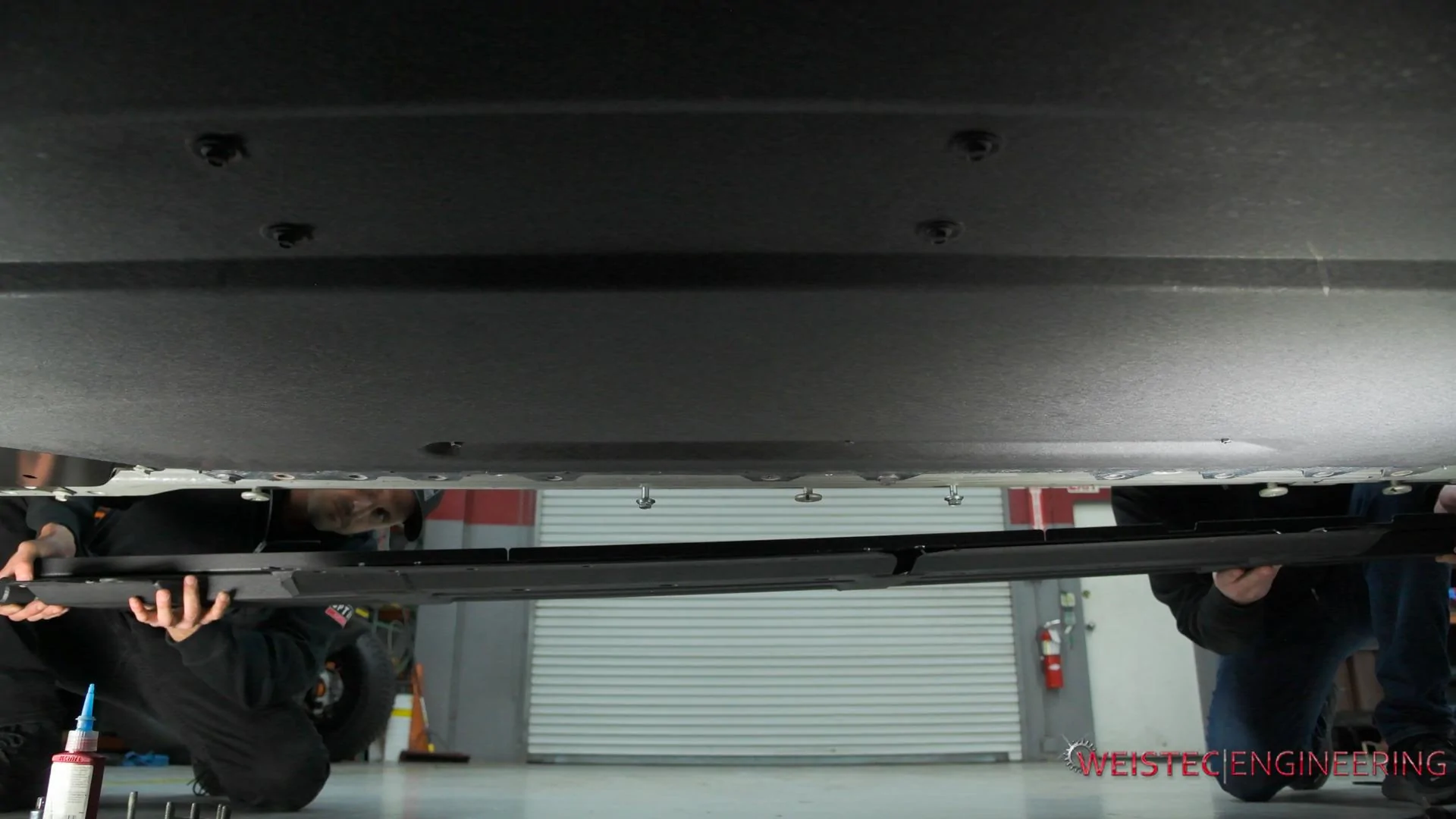 Rivian R1T R1S DCE Rock Sliders on R1T - Baja Test Video Rivian Rock Sliders underside_2