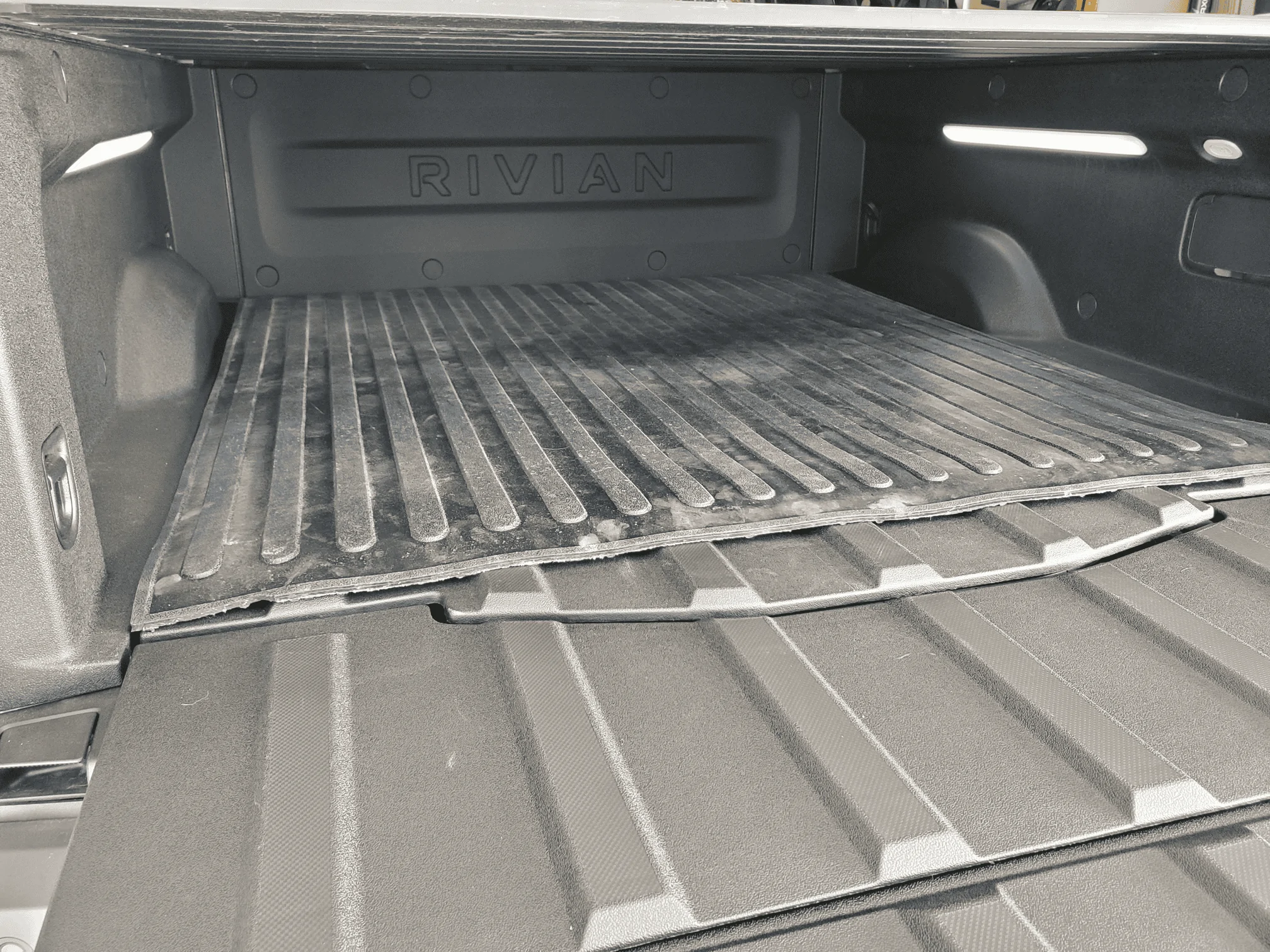 Rivian R1T R1S EV SportsLine Bed Liner Fits Like a Glove 1673594225347