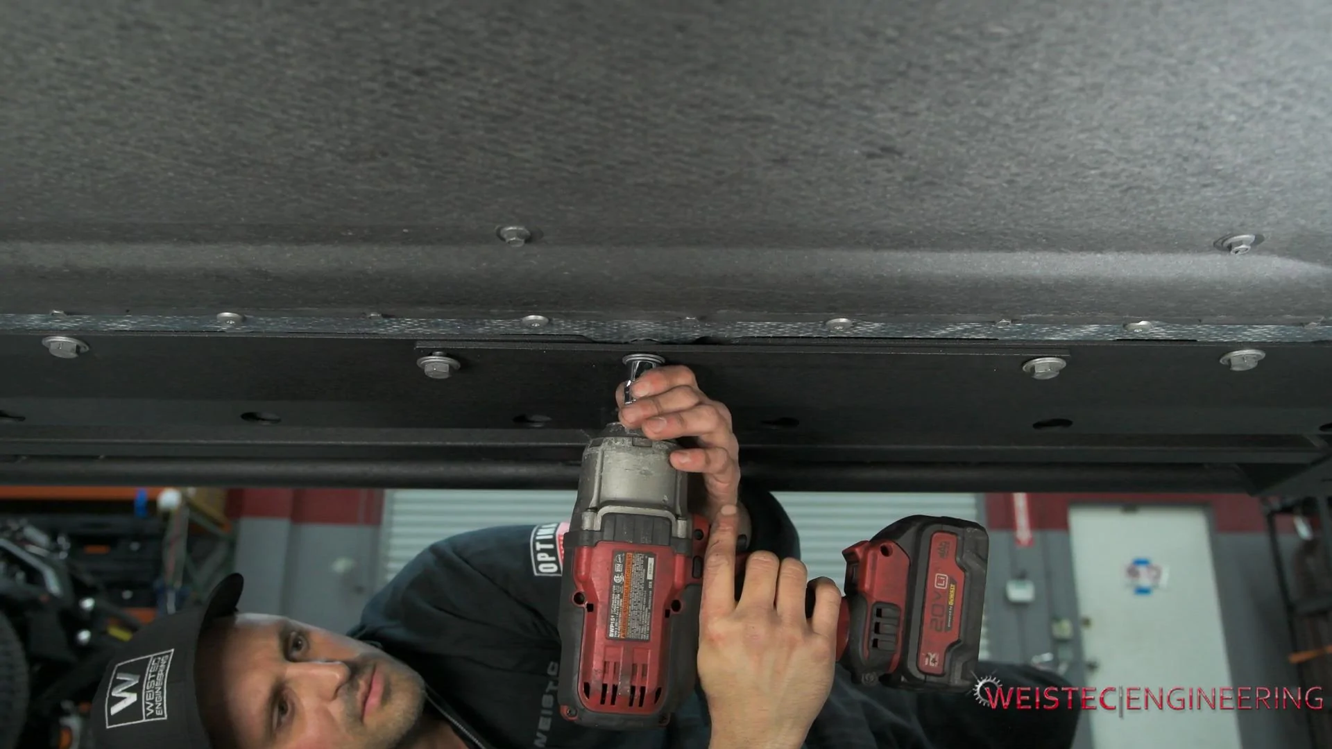 Rivian R1T R1S DCE Rock Sliders on R1T - Baja Test Video Rivian Rock Sliders underside_1