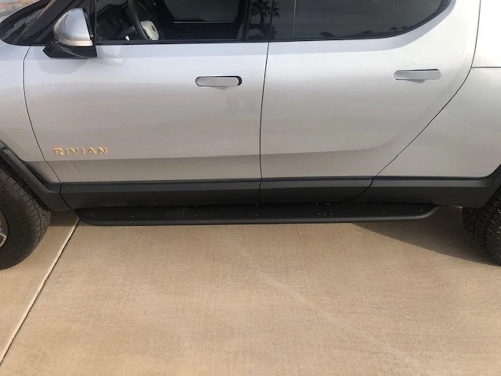 Rivian R1T R1S DCE Direct Current Engineering rock sliders installed -- Initial review / feedback & photos RBoards2