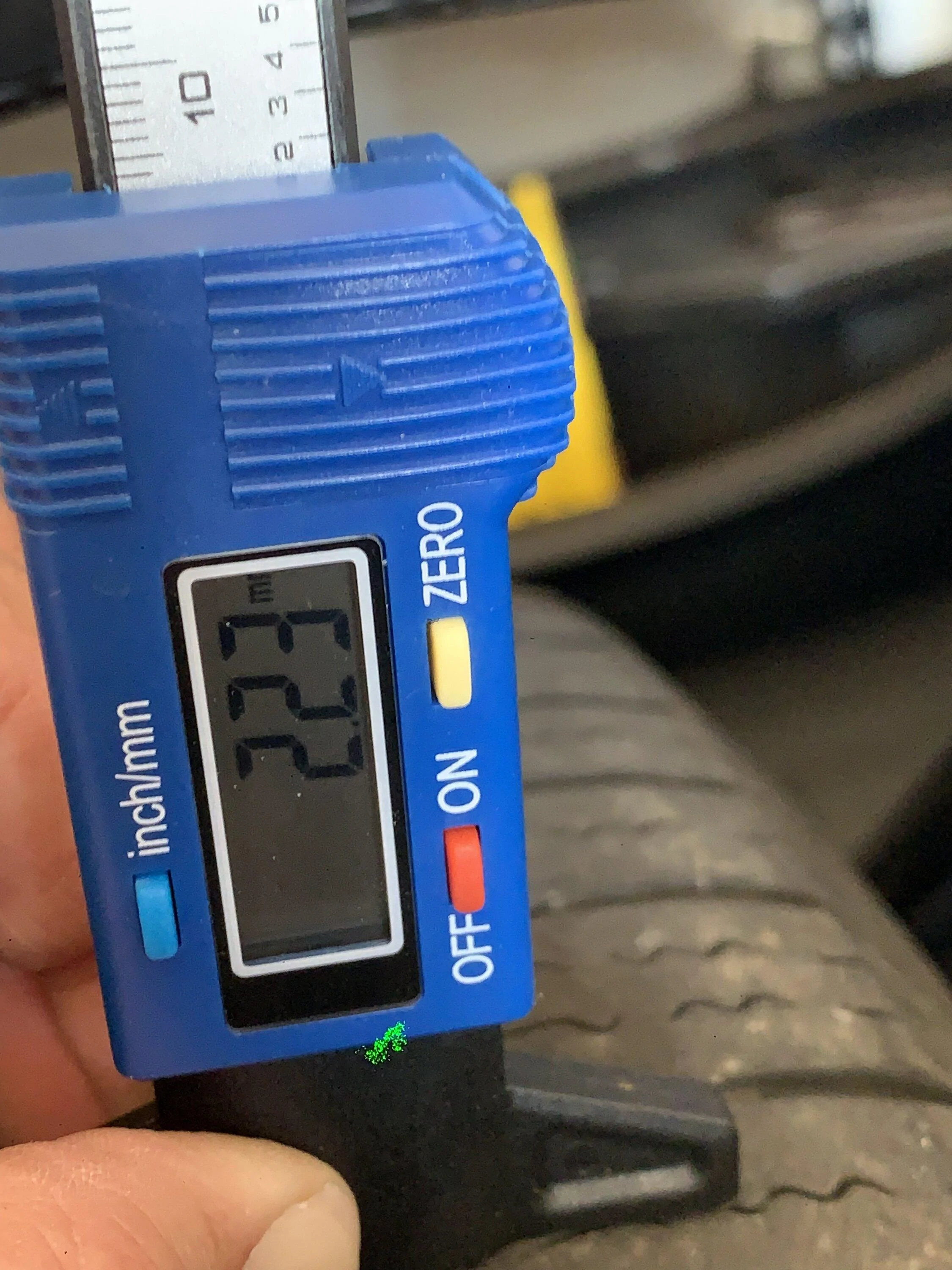 Rivian R1T R1S OEM tires (22" Sport Tires) after 22K+ miles—tire tread depth remaining measurements 11539E7F-9736-458B-B0A9-663030518272
