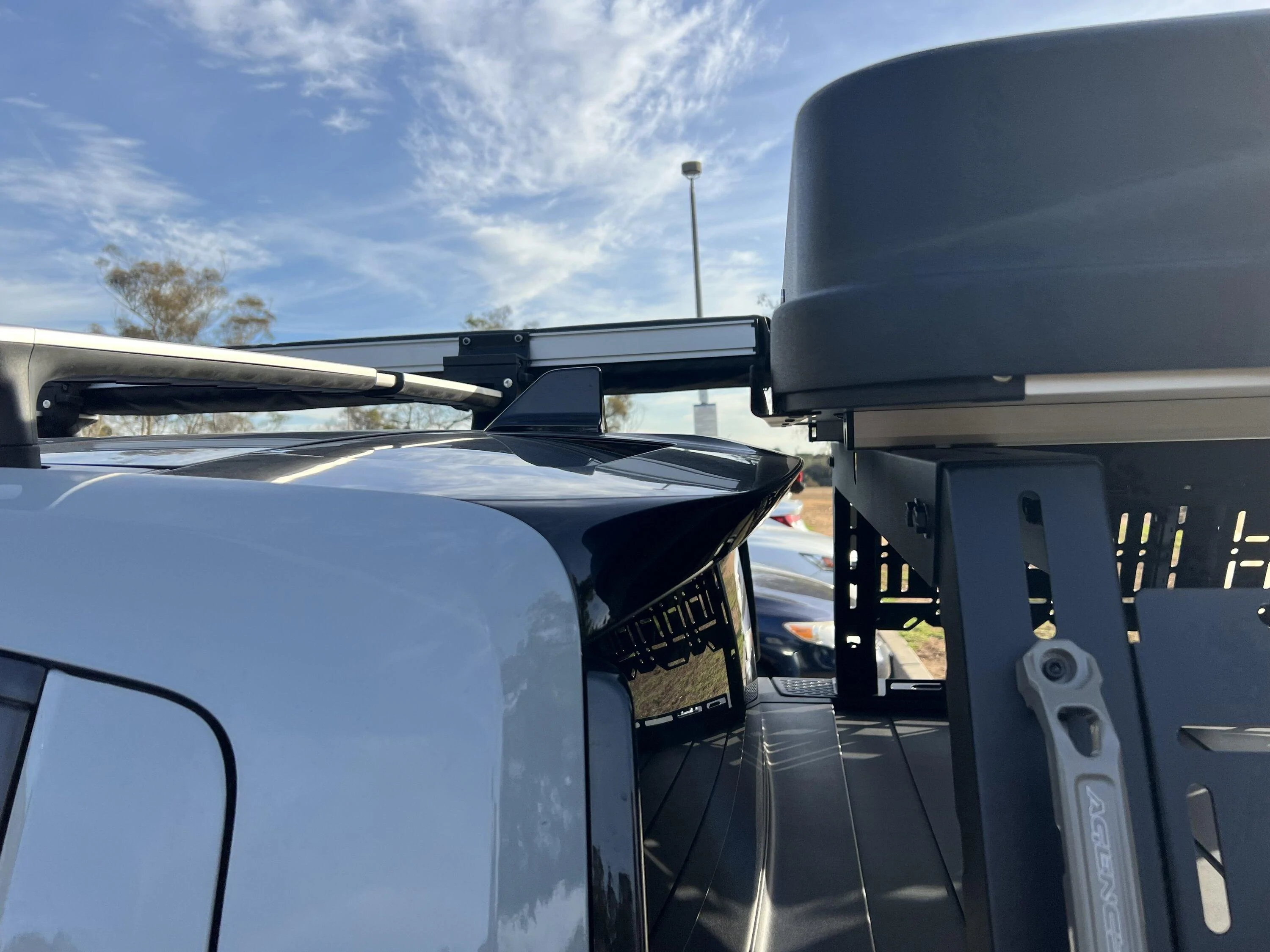 Rivian R1T R1S Just installed first production Overland Ruff Rax bed rack on R1T -- review & photos IMG_4790