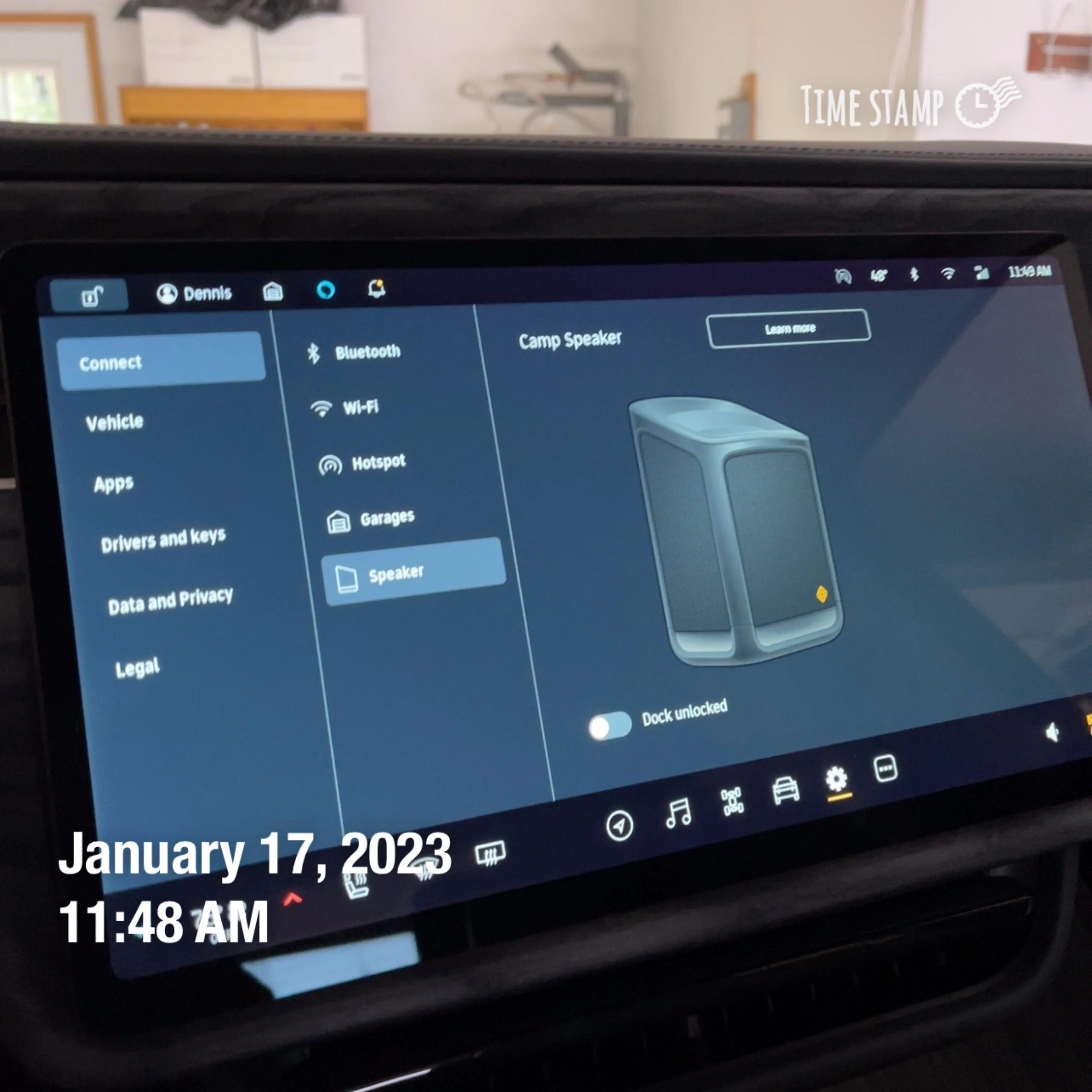 Rivian R1T R1S How to detach the console bluetooth speaker? IMG_5431