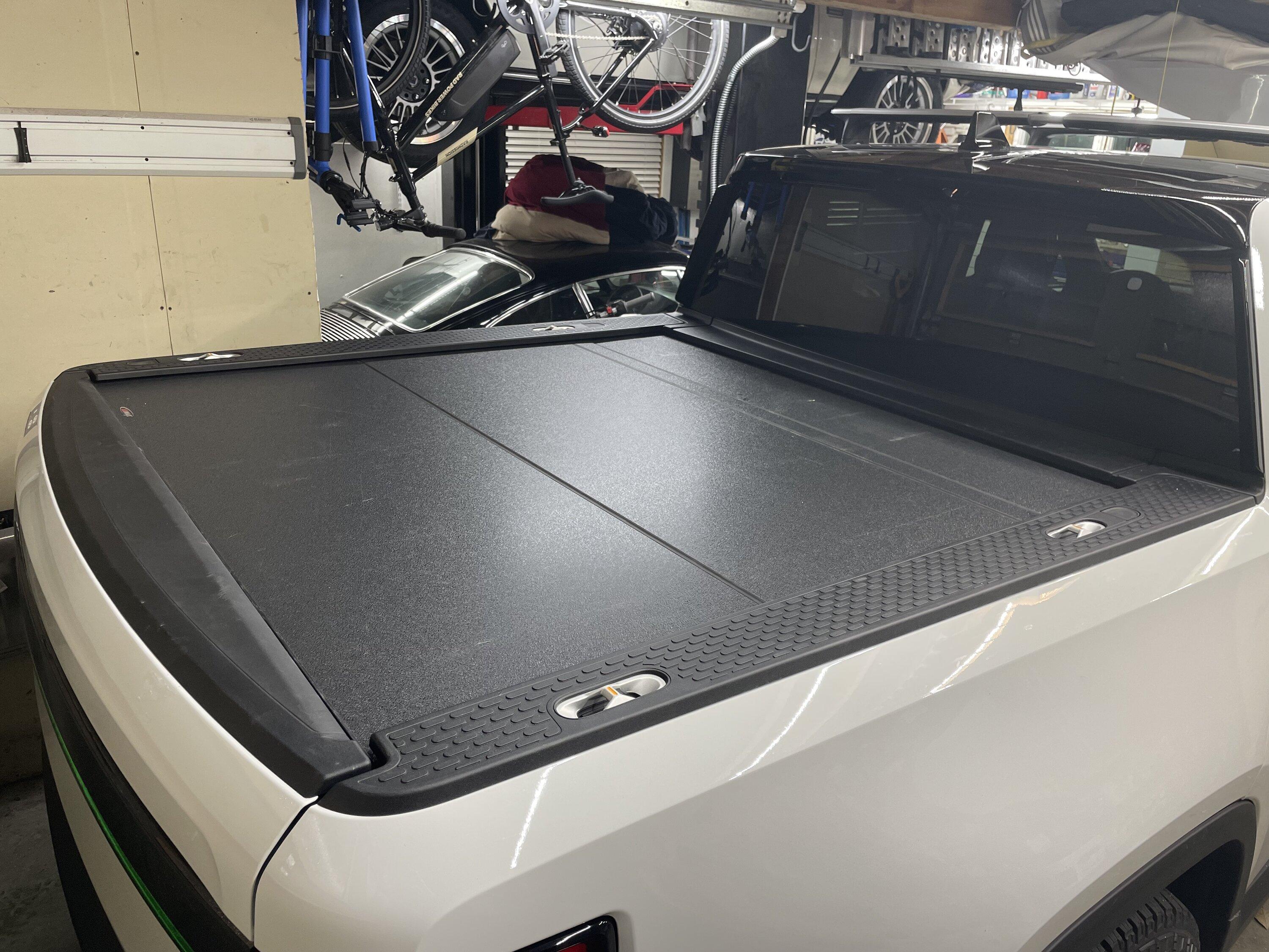 Rivian R1T R1S My DIY F-150 Hard Tonneau Mod and Install on R1T IMG_1709