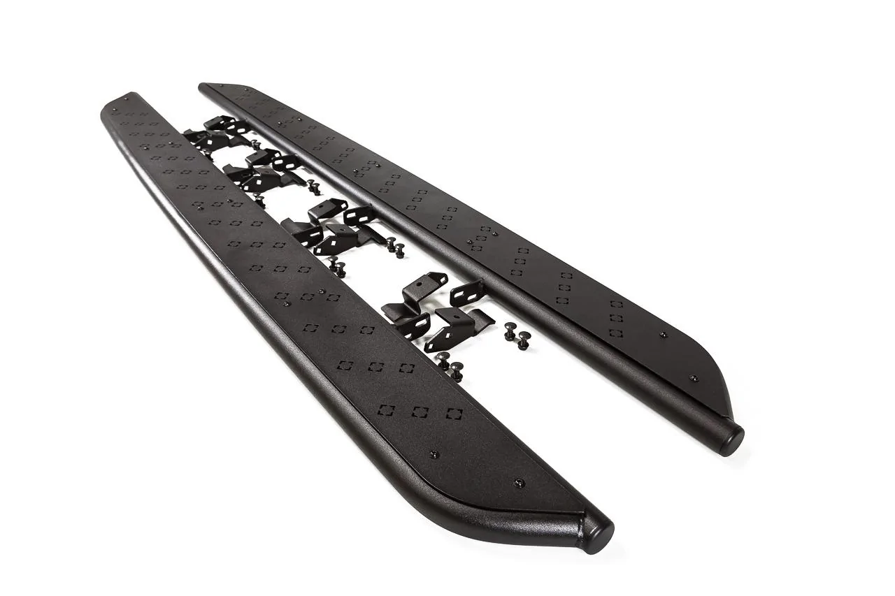 Rivian R1T R1S Introducing RMaxx Running Boards & Rock Sliders for Rivian R1T / R1S from Team 1EV 1ev-rivian-r1t-running-boards-step-textured-black-17