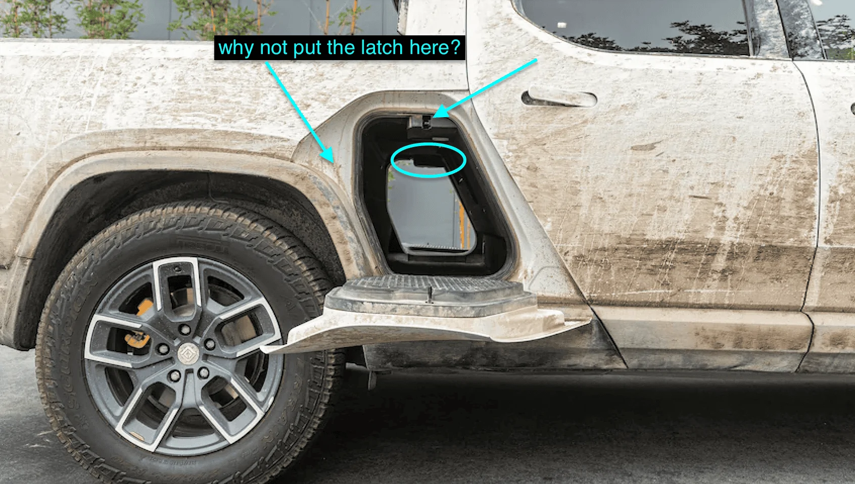 Rivian R1T R1S Rivian should focus on features that set them apart from the rest of the industry, not AA/CP. 1674083506719