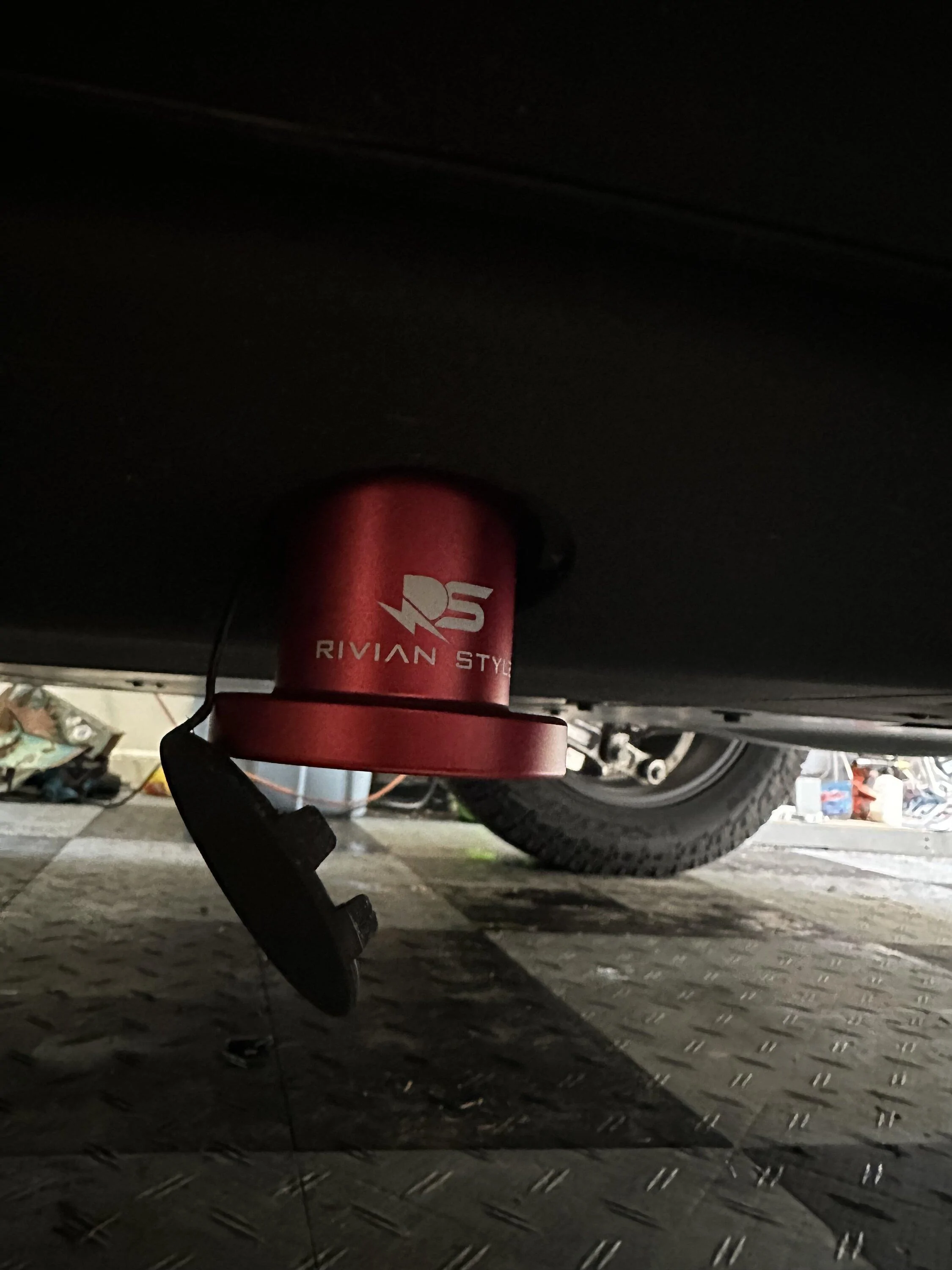 Rivian R1T R1S Innovative Invention: The History of Magnetic Jack Pucks for Rivian Vehicles IMG_6105