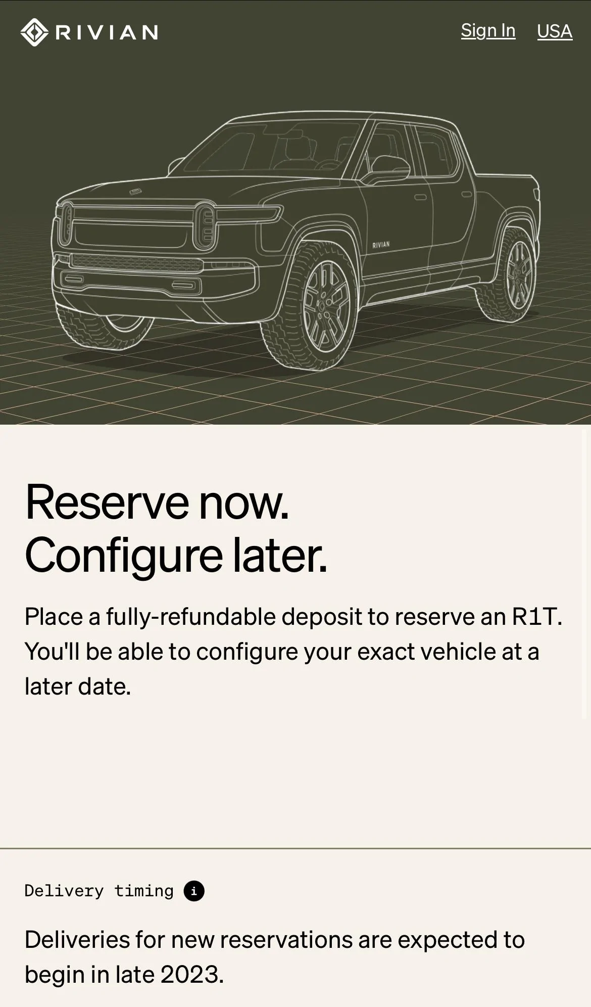 Rivian R1T R1S Rivan wants you to cancel your pre March '22 order [?] 5E3E9B05-6266-4E35-B9BD-C1A7E77E8447