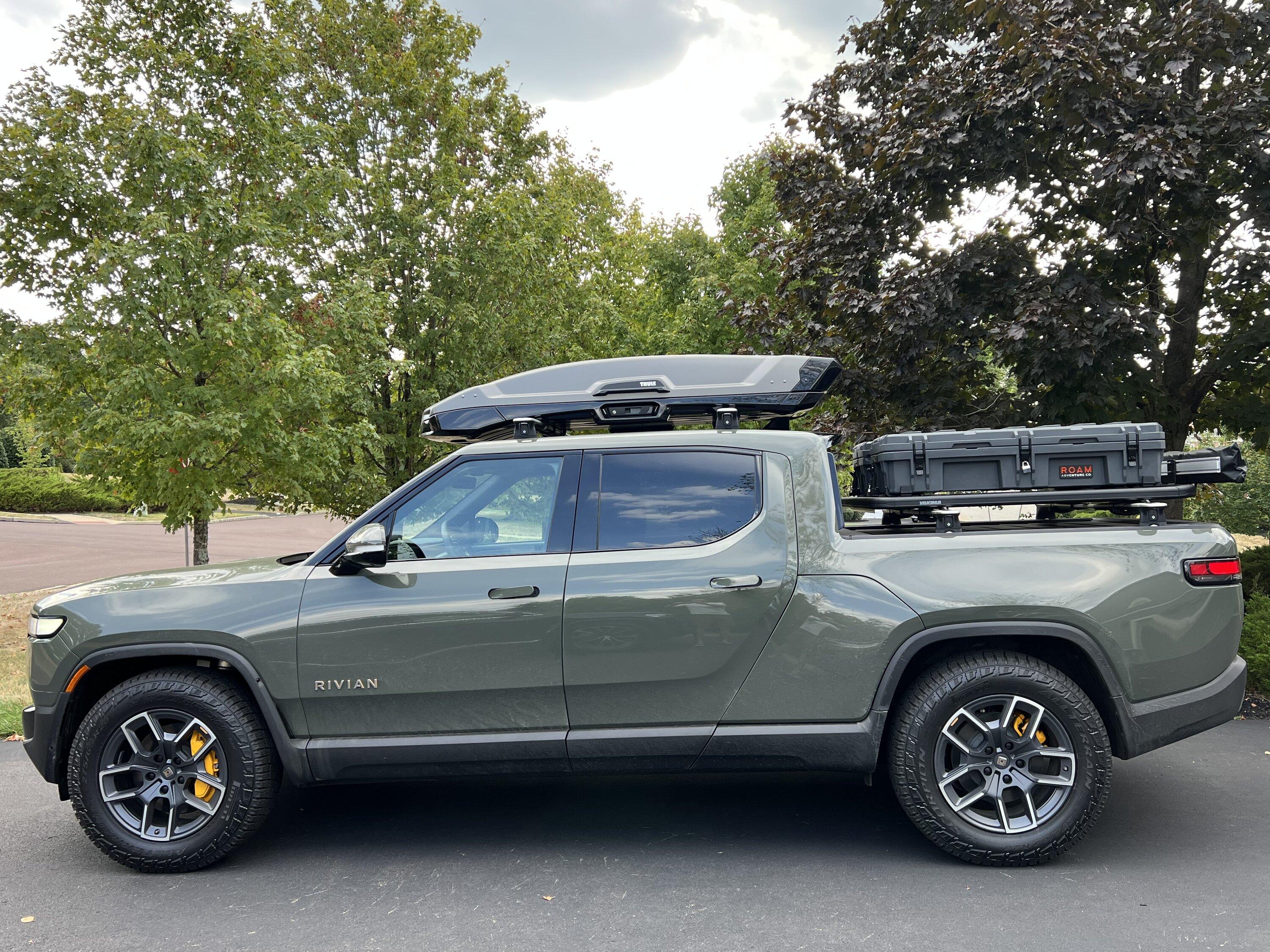 Rivian R1T R1S Roof cargo box recommendations 3199B329-A035-4279-B460-16D223A451B3