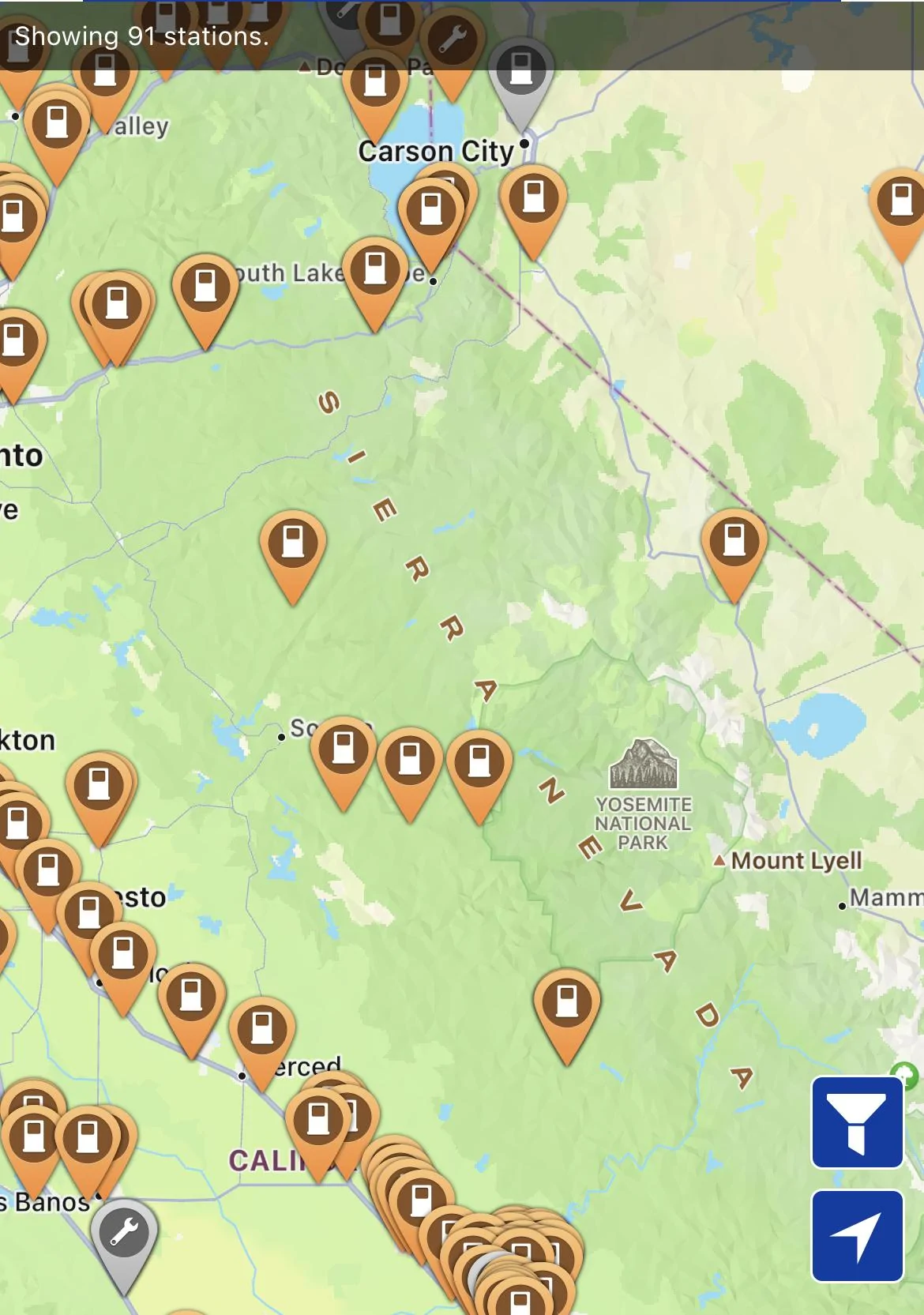 Rivian R1T R1S How to navigate to/from Yosemite from SFBayArea 5D1501FD-E612-48EF-8151-1844F24C381A