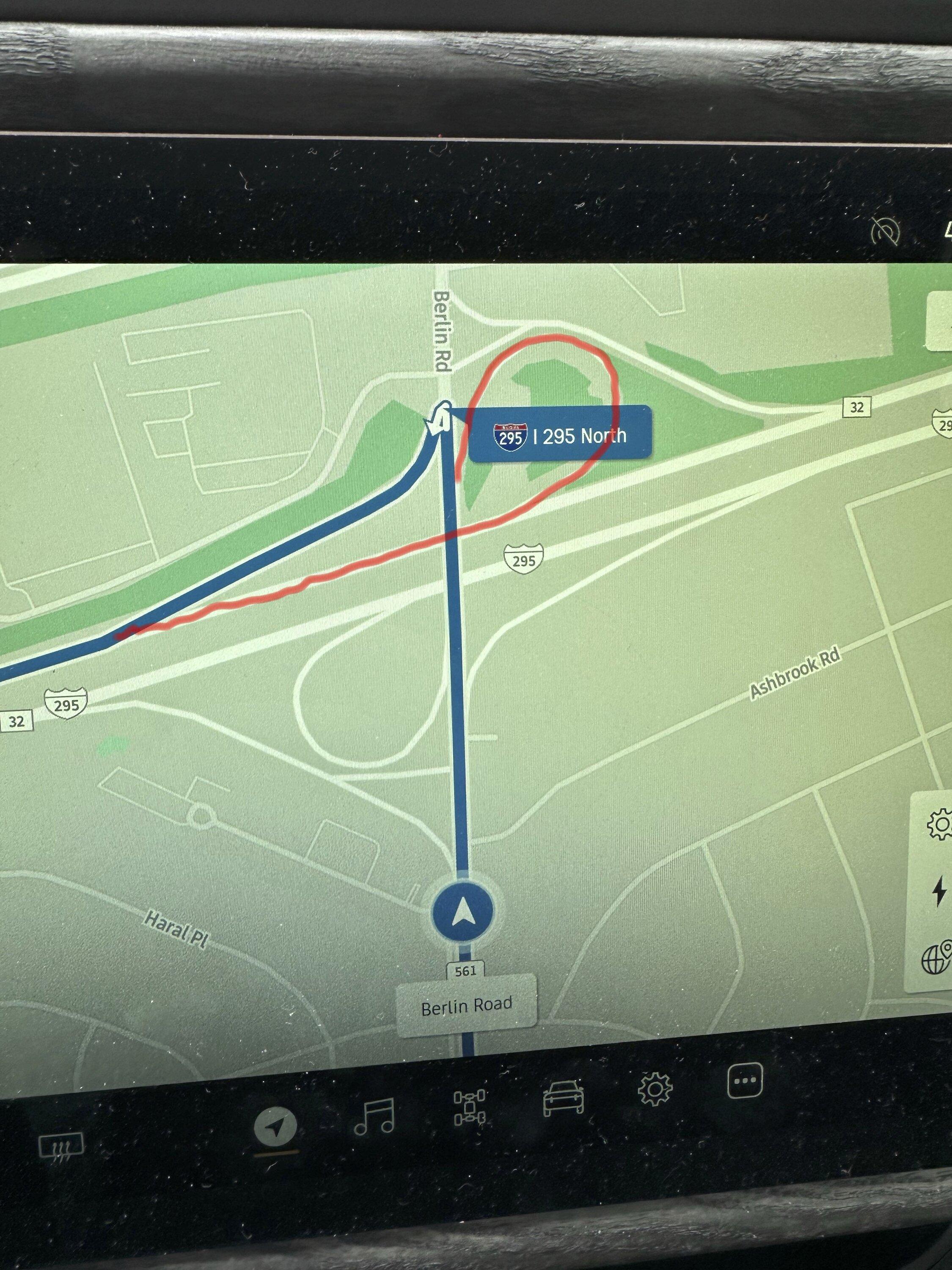 Rivian R1T R1S Possible to report navigation issues? IMG_1196