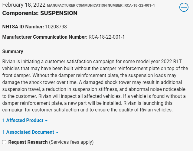 Rivian R1T R1S How noisy is your front end? 1674505705579