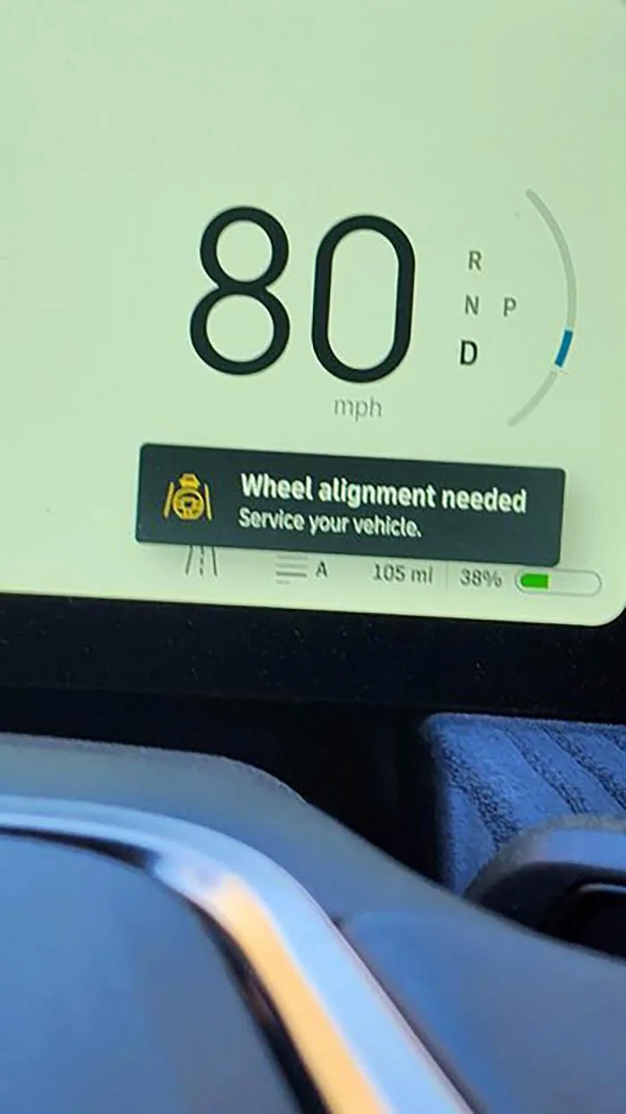 Rivian R1T R1S Had my R1T alignment fixed at independent 3rd party alignment shop (spec sheet attached) oikeqikl