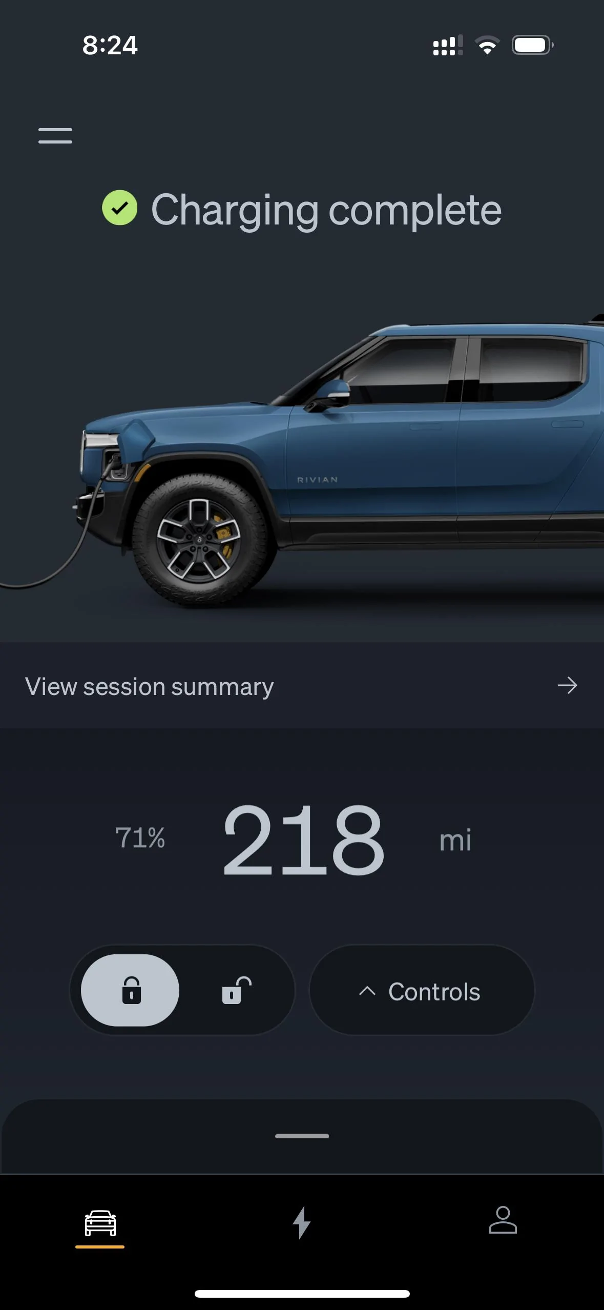 Rivian R1T R1S Vampire Drain - 4.57 kWh/day, 8 miles rated range per day IMG_1040