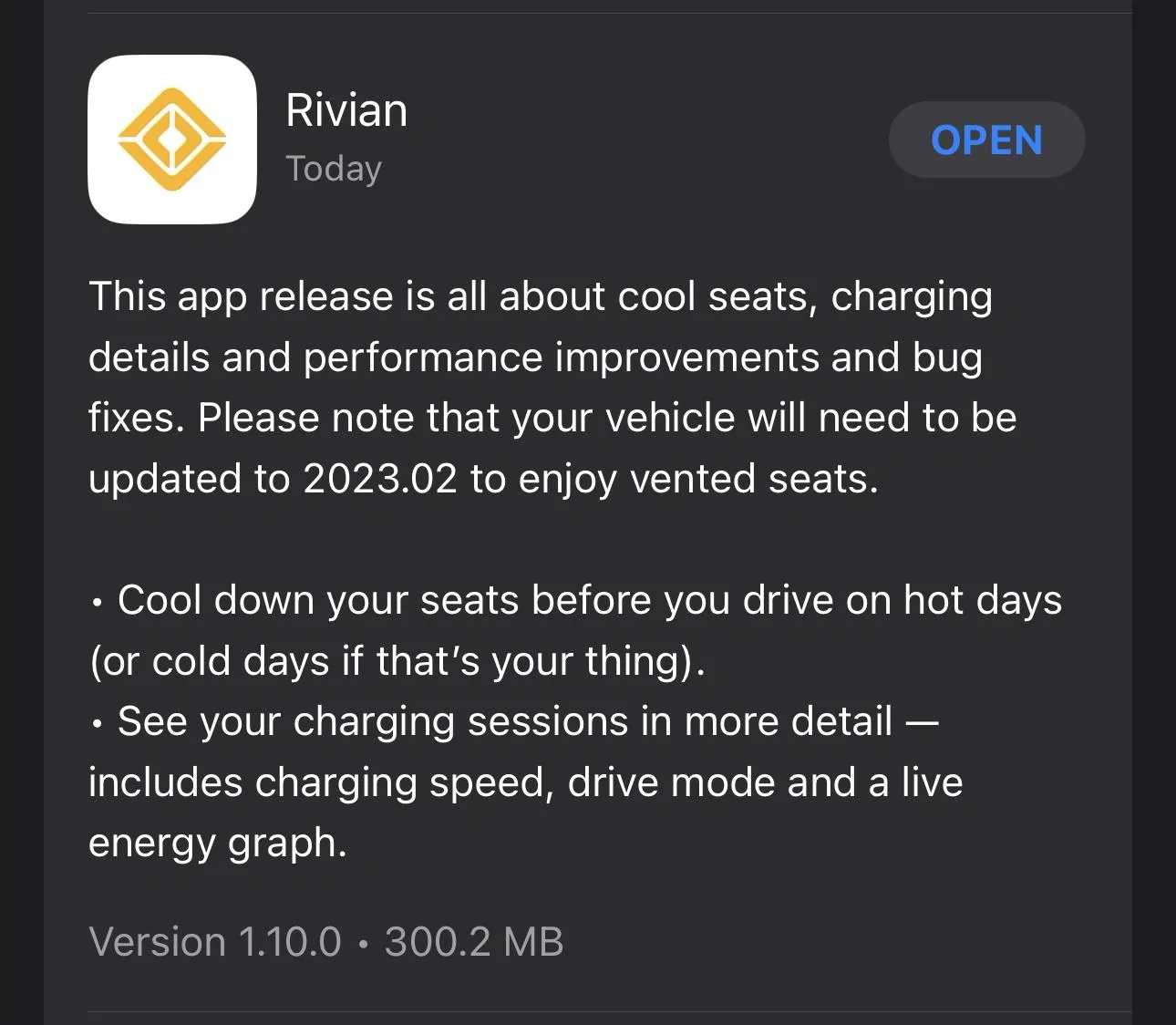 Rivian R1T R1S New Rivian App Update! (1.10.0) 043CB05D-6B83-4A2B-B7E6-9D09E9A8FDBF