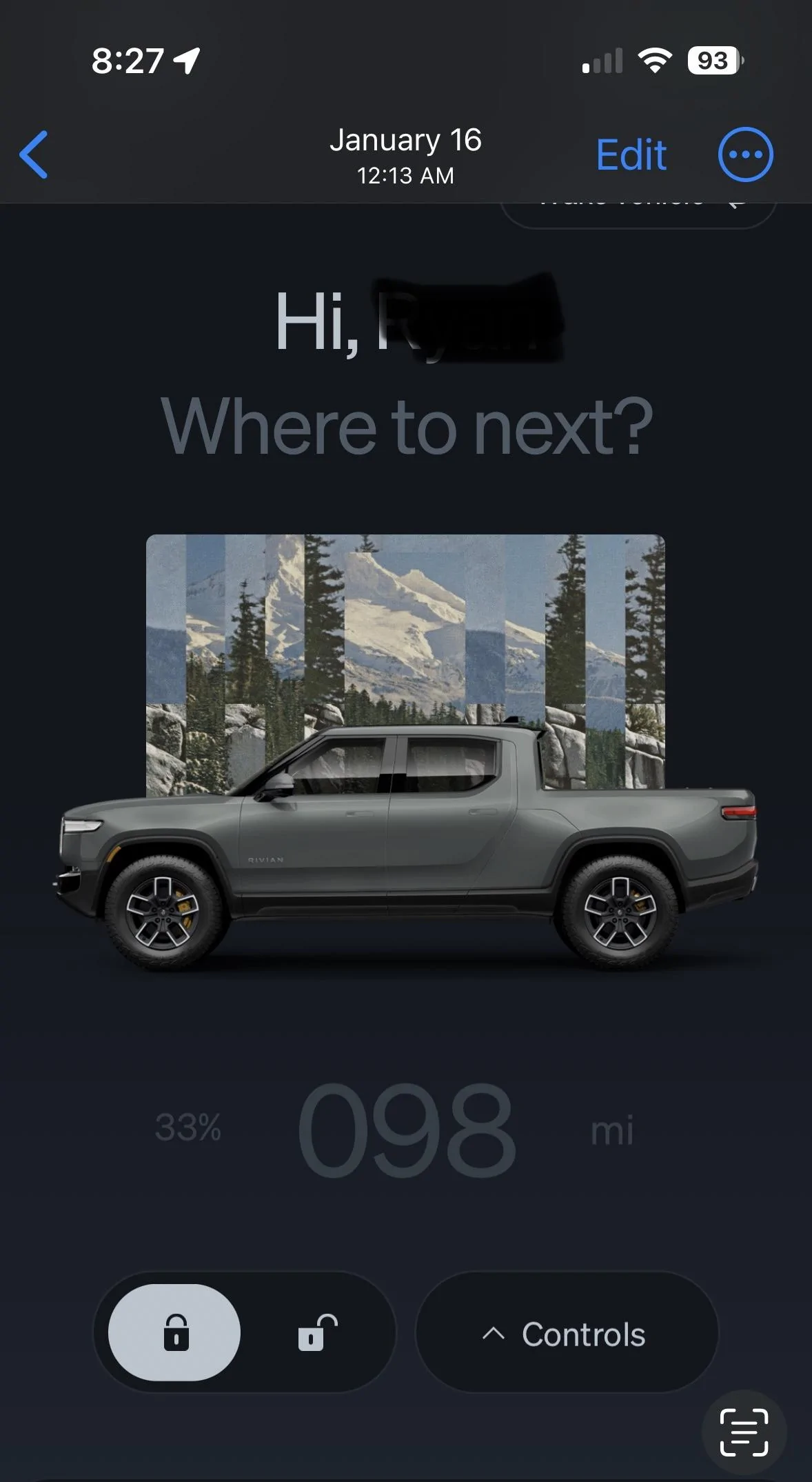 Rivian R1T R1S Vampire Drain - 4.57 kWh/day, 8 miles rated range per day IMG_8865