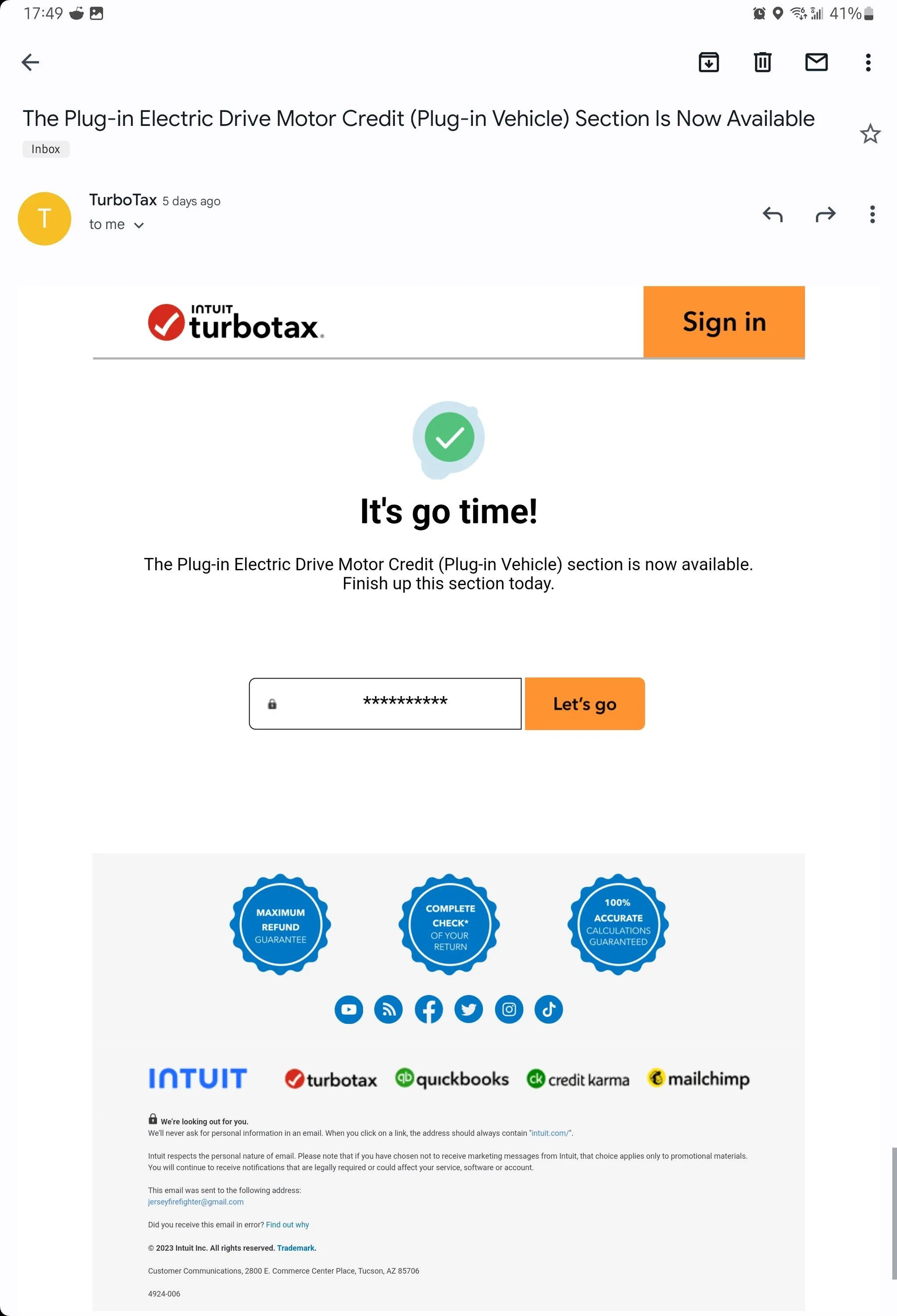 Rivian R1T R1S IRS Tax Credit Form Delayed? Screenshot_20230125_174929_Gmail