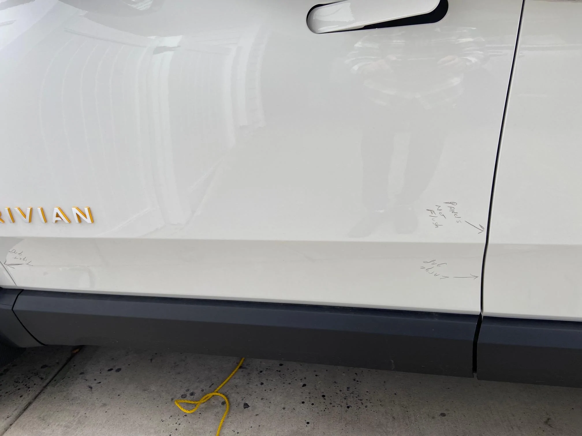 Rivian R1T R1S Misaligned R1T panel alignments resolved by Service Center BF5639F3-4A04-487A-9B6E-65E61CA3324B