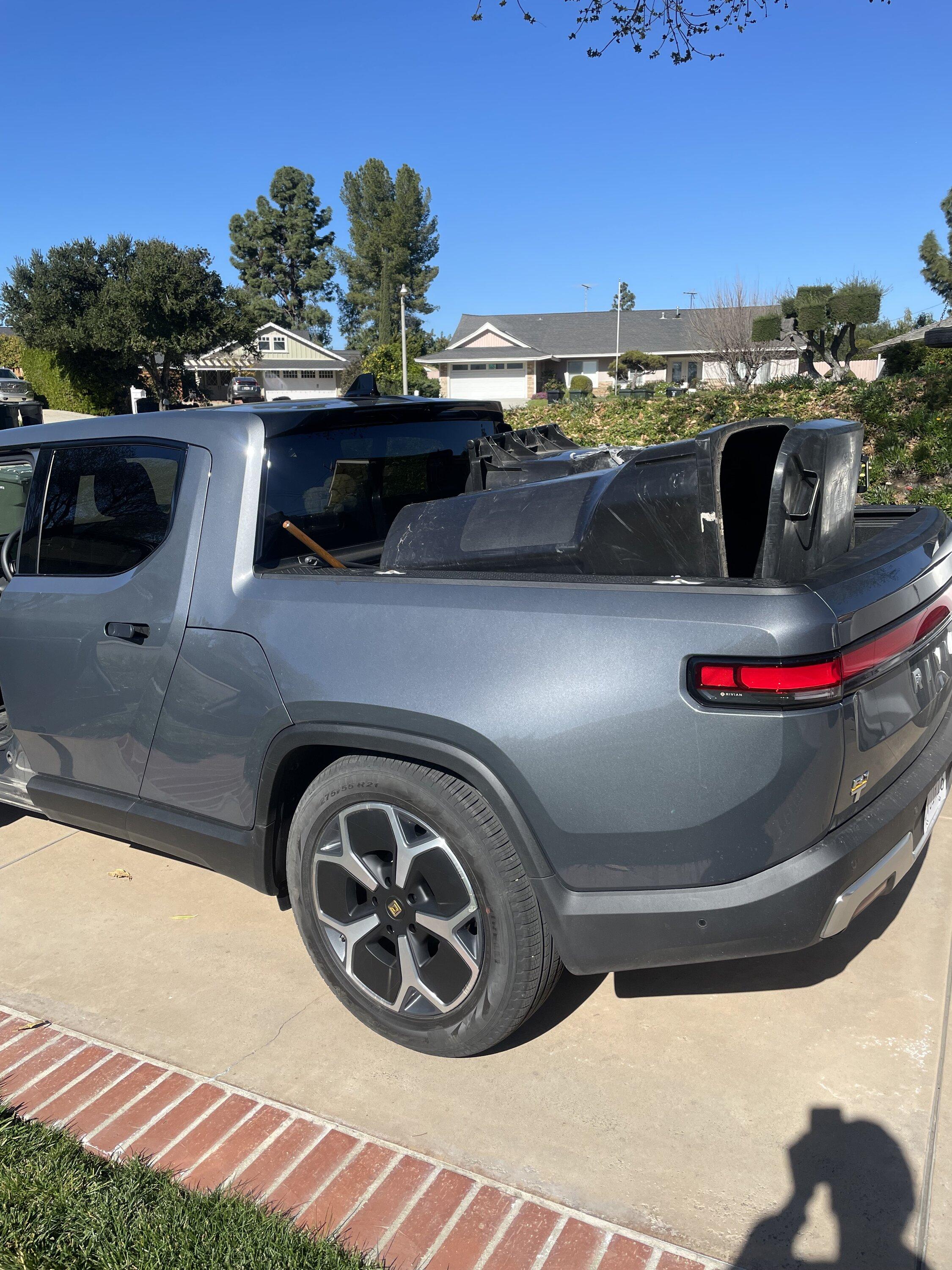 Rivian R1T R1S What do you use your R1T bed for?  (Picture Edition) IMG_3979