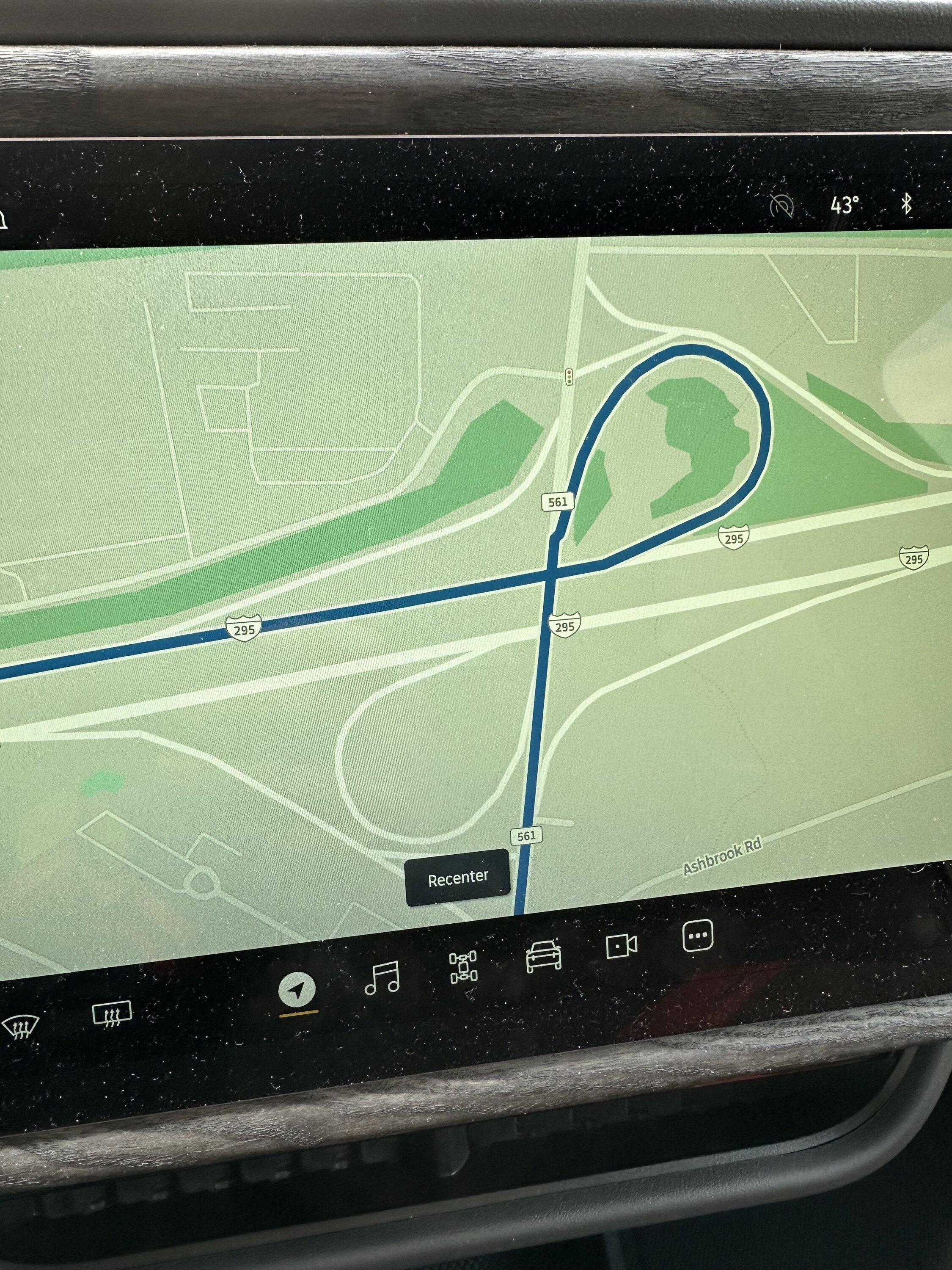 Rivian R1T R1S Possible to report navigation issues? IMG_1211