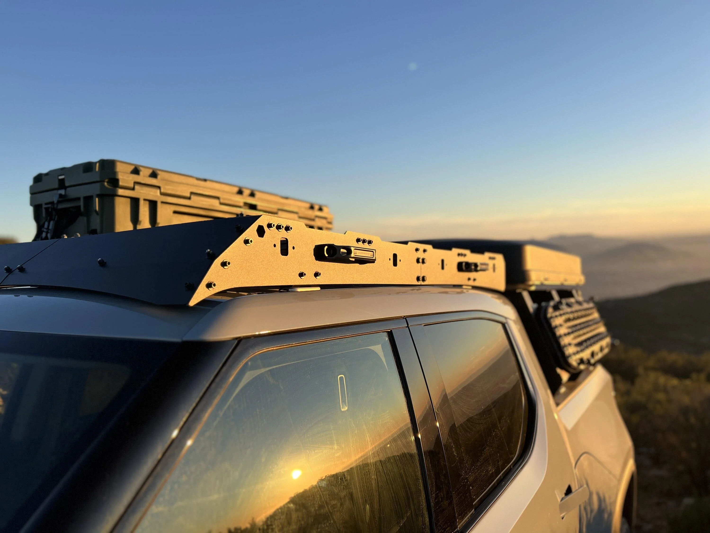 Overland Ruff Rax Roof Rack installed on R1T | Rivian Forums - R1T R1S ...