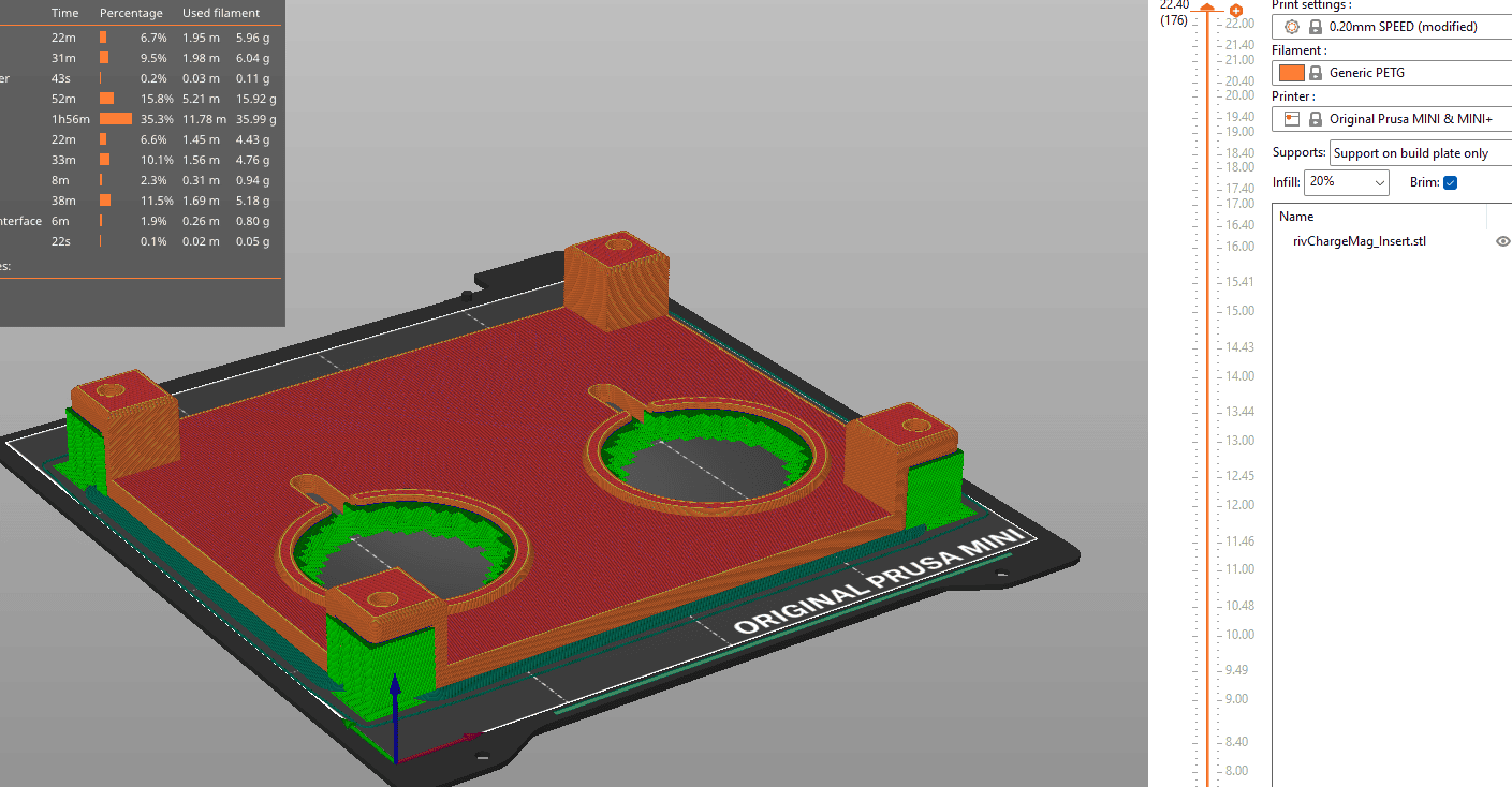 Rivian R1T R1S Simple Internal Apple MagSafe mod - STL attached Screenshot 2023-01-28 151147