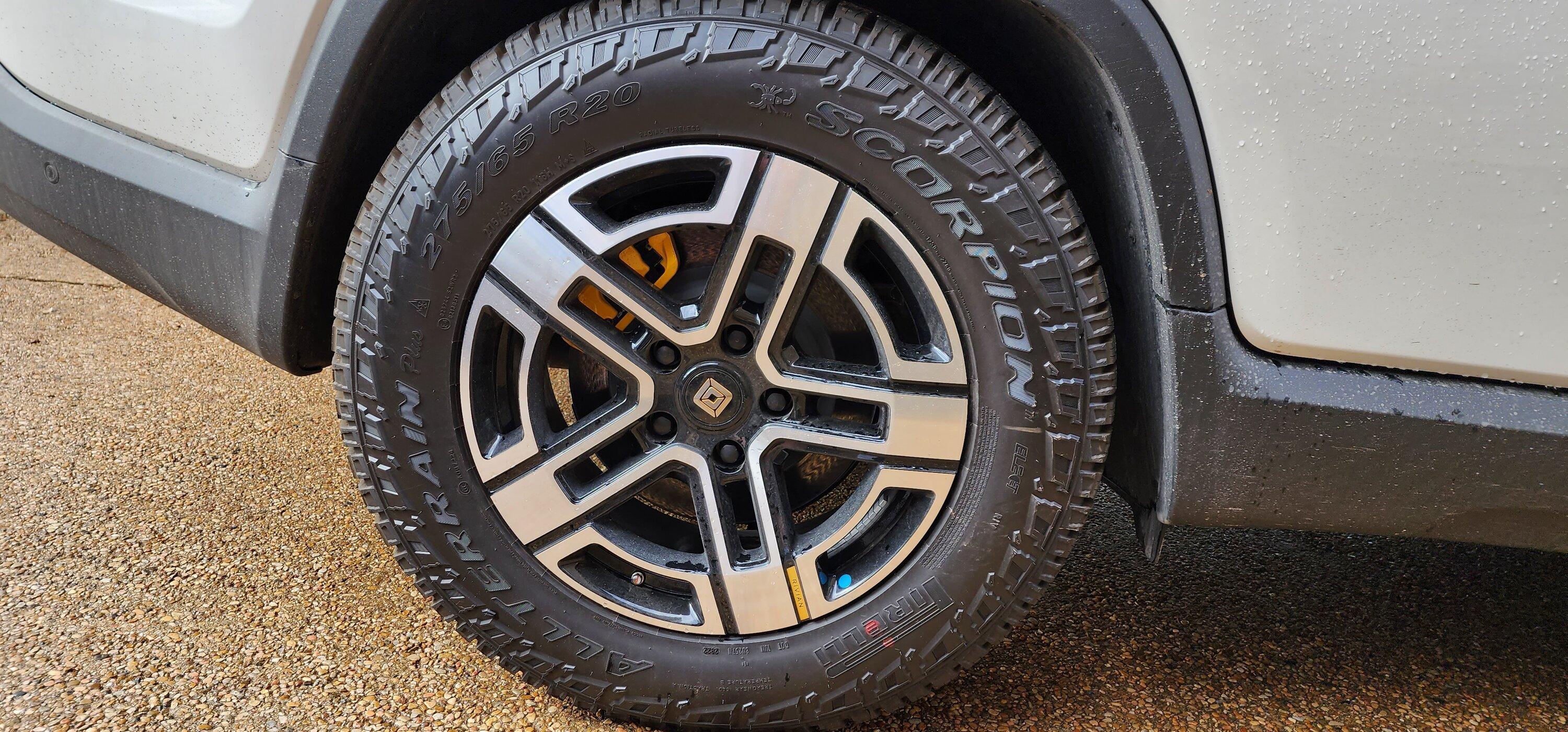 Rivian R1T R1S 20 inch oem all terrain tires x4 like new for sale 16750135639268235143796866722794