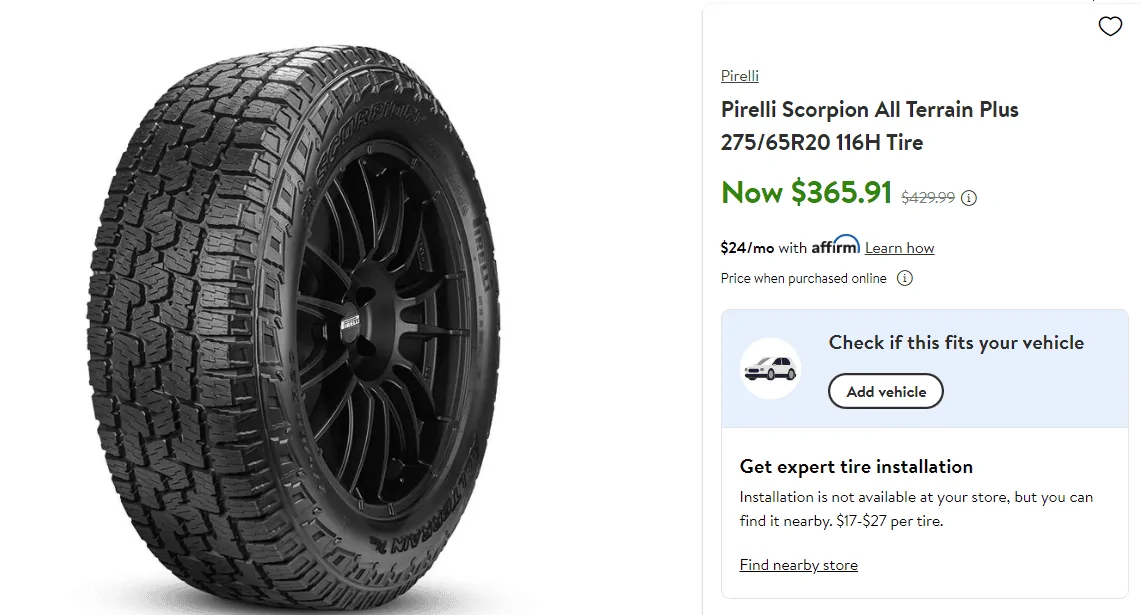 Rivian R1T R1S WTB: 20" All-Terrain Wheels/ Dark 1675193898942